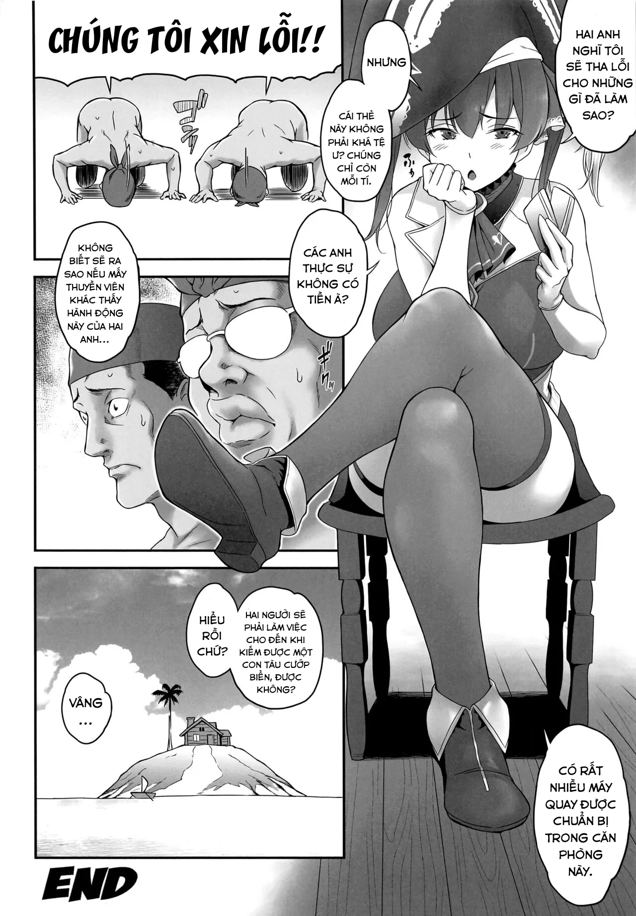 HentaiVN.net - Ảnh 21 - Vì Senchou, chúng tôi mới ở đây. [Senchou Orera Kichaimashita; Senchou, We're Here] - Oneshot