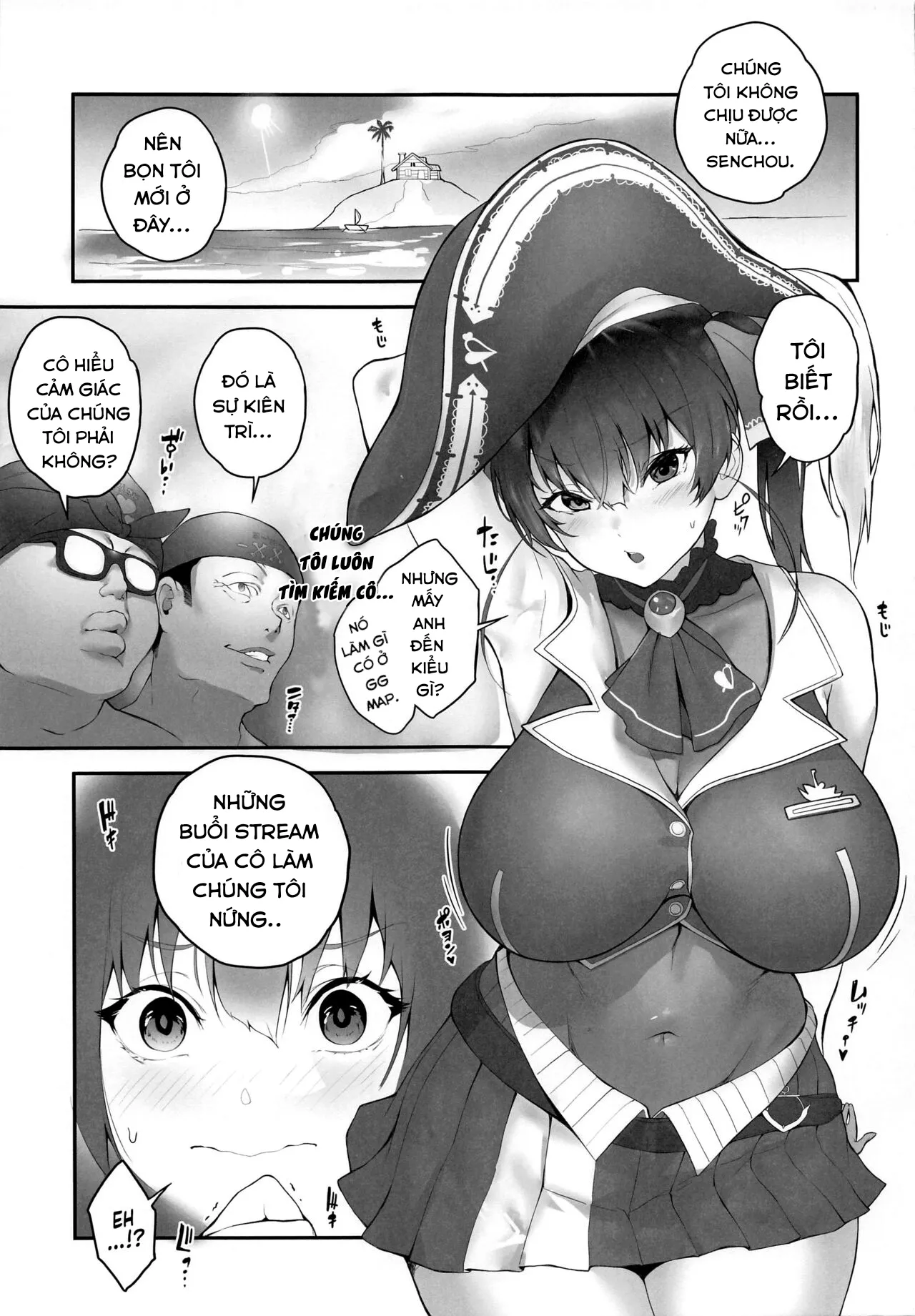 HentaiVN.net - Ảnh 6 - Vì Senchou, chúng tôi mới ở đây. [Senchou Orera Kichaimashita; Senchou, We're Here] - Oneshot