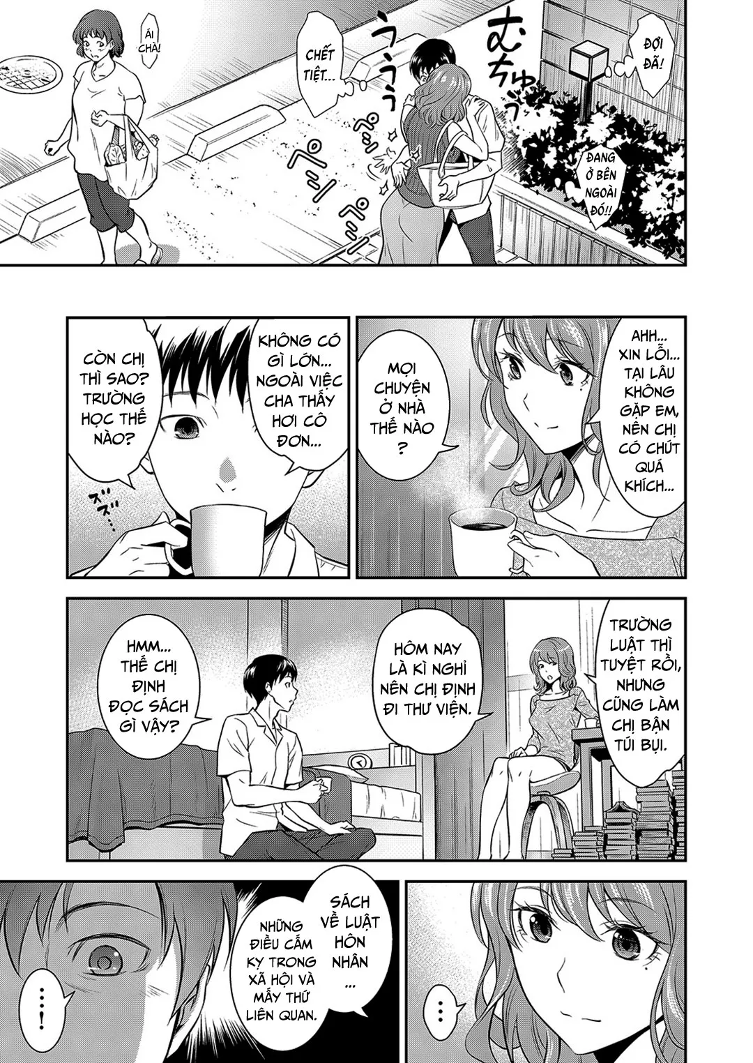 HentaiVN.net - Ảnh 6 - Yêu chị gái không hề phạm pháp [Houtekini Mondainai Anetono Kankei] - Oneshot