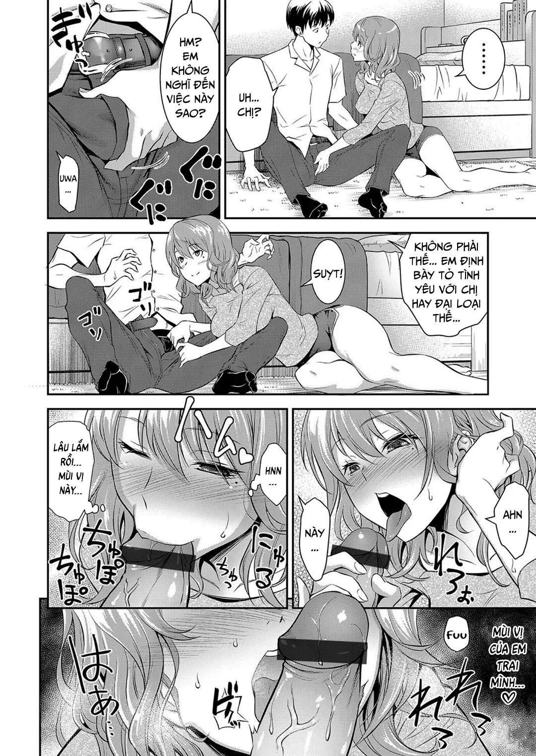 HentaiVN.net - Ảnh 9 - Yêu chị gái không hề phạm pháp [Houtekini Mondainai Anetono Kankei] - Oneshot