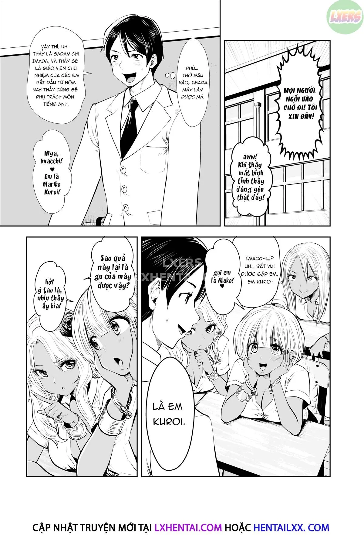 HentaiVN.net - Ảnh 10 - Điều chuyển đến Học viện Gyaru - Chap 1