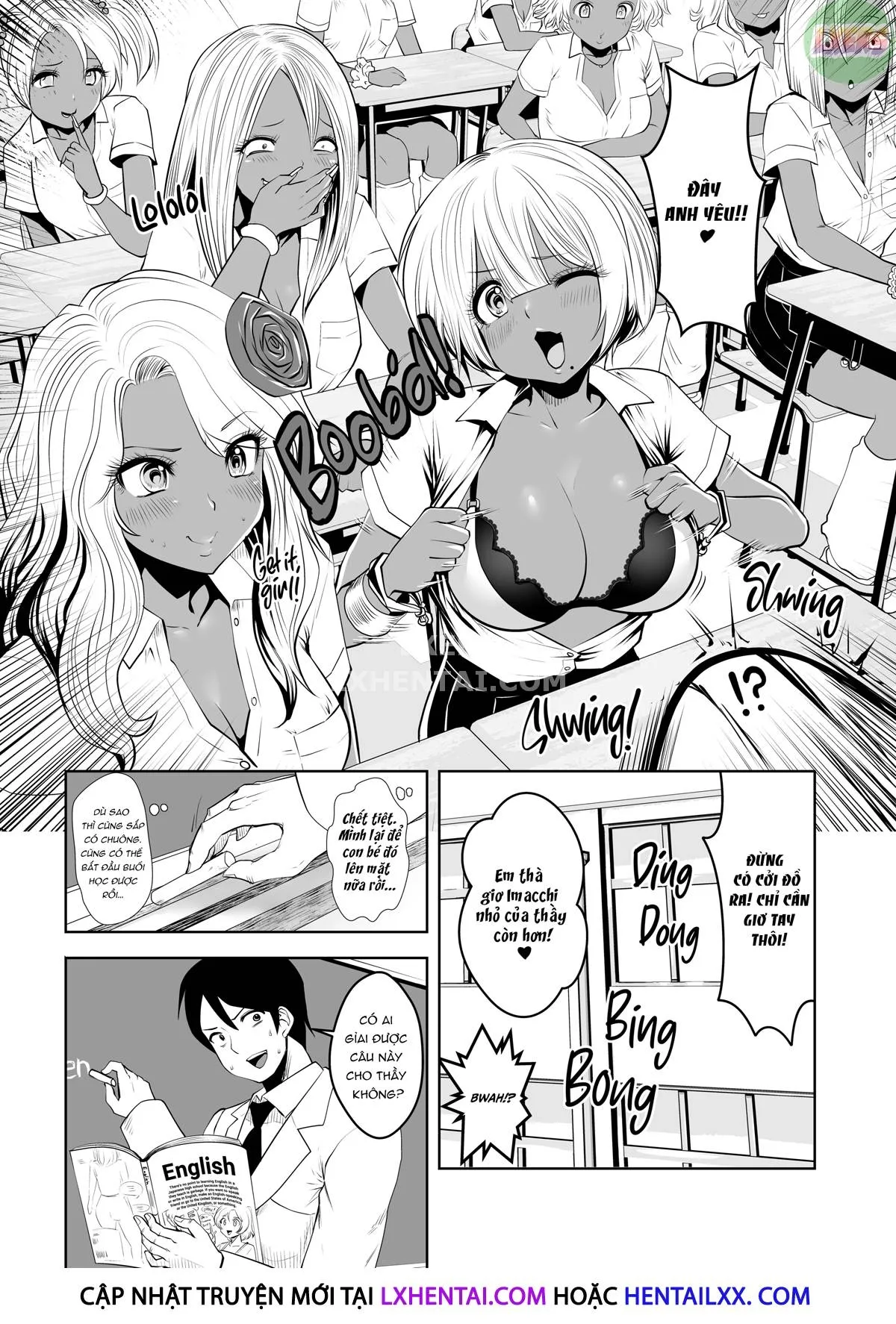 HentaiVN.net - Ảnh 17 - Điều chuyển đến Học viện Gyaru - Chap 1