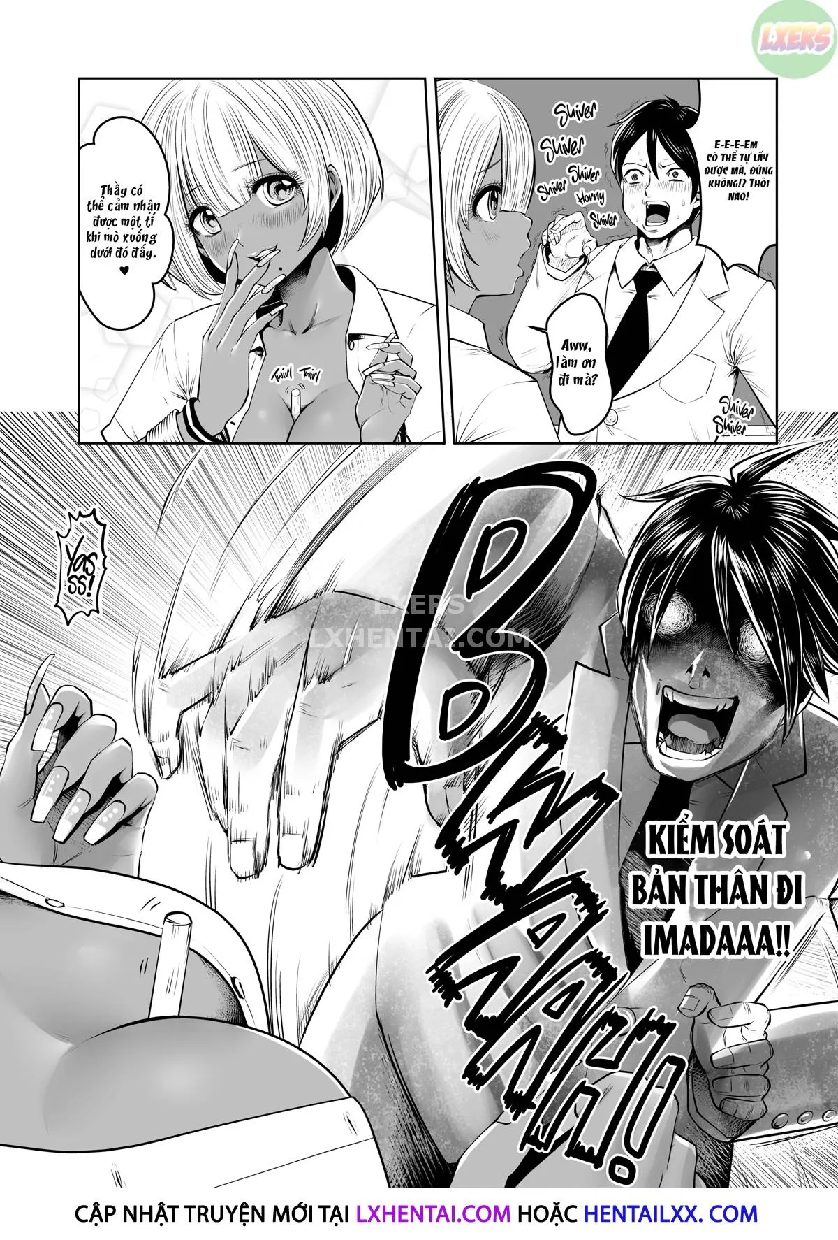 HentaiVN.net - Ảnh 20 - Điều chuyển đến Học viện Gyaru - Chap 1