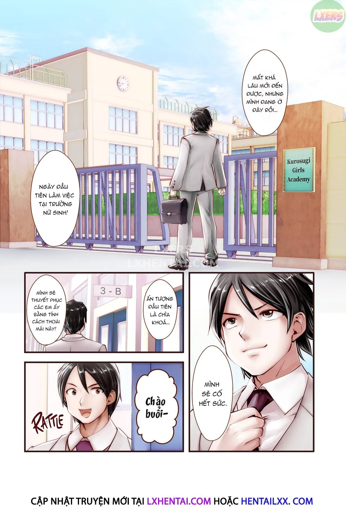 HentaiVN.net - Ảnh 5 - Điều chuyển đến Học viện Gyaru - Chap 1