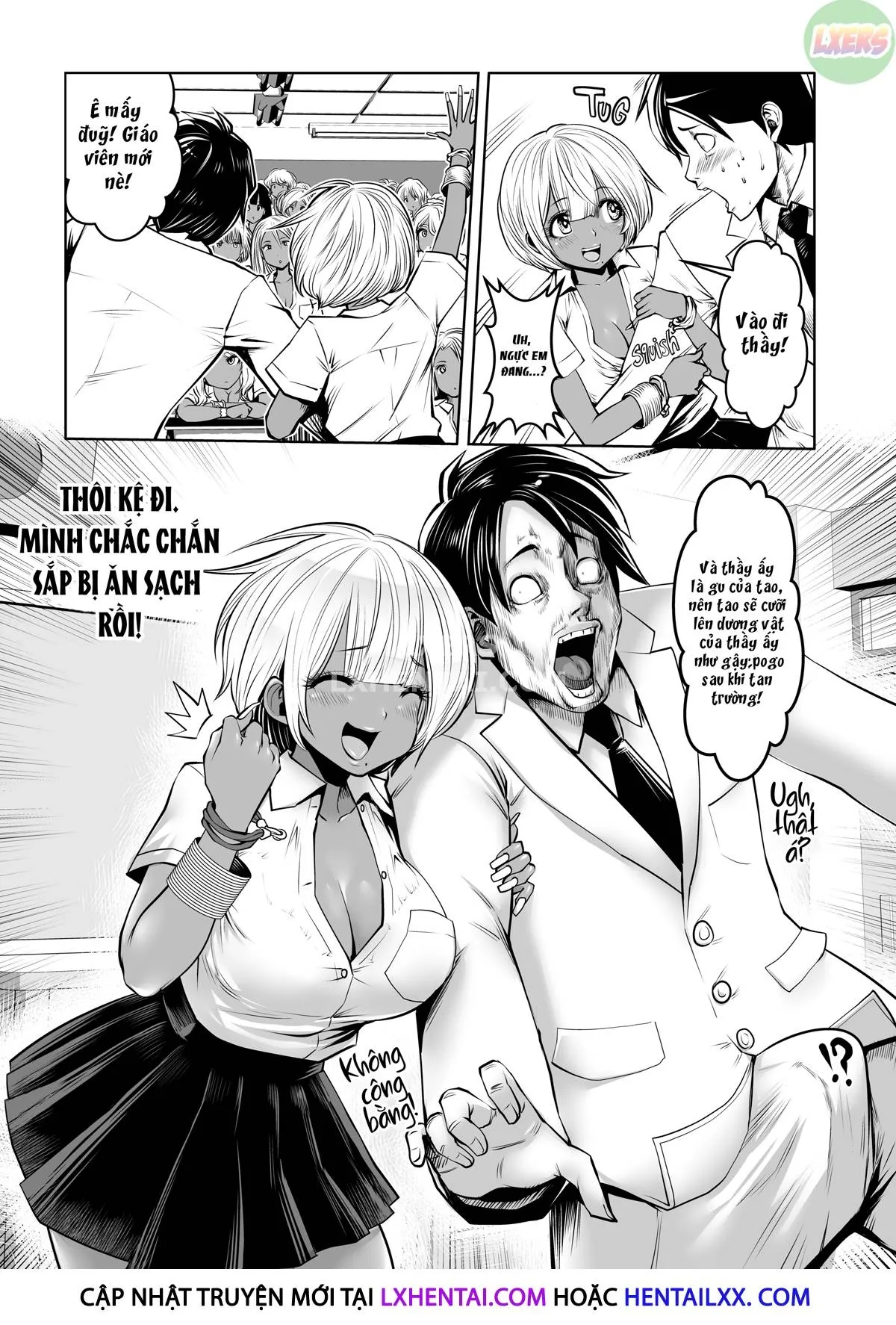 HentaiVN.net - Ảnh 8 - Điều chuyển đến Học viện Gyaru - Chap 1
