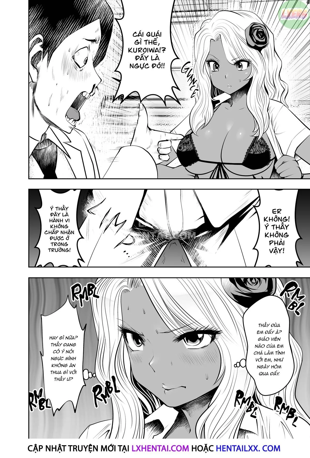 HentaiVN.net - Ảnh 10 - Điều chuyển đến Học viện Gyaru - Chap 3