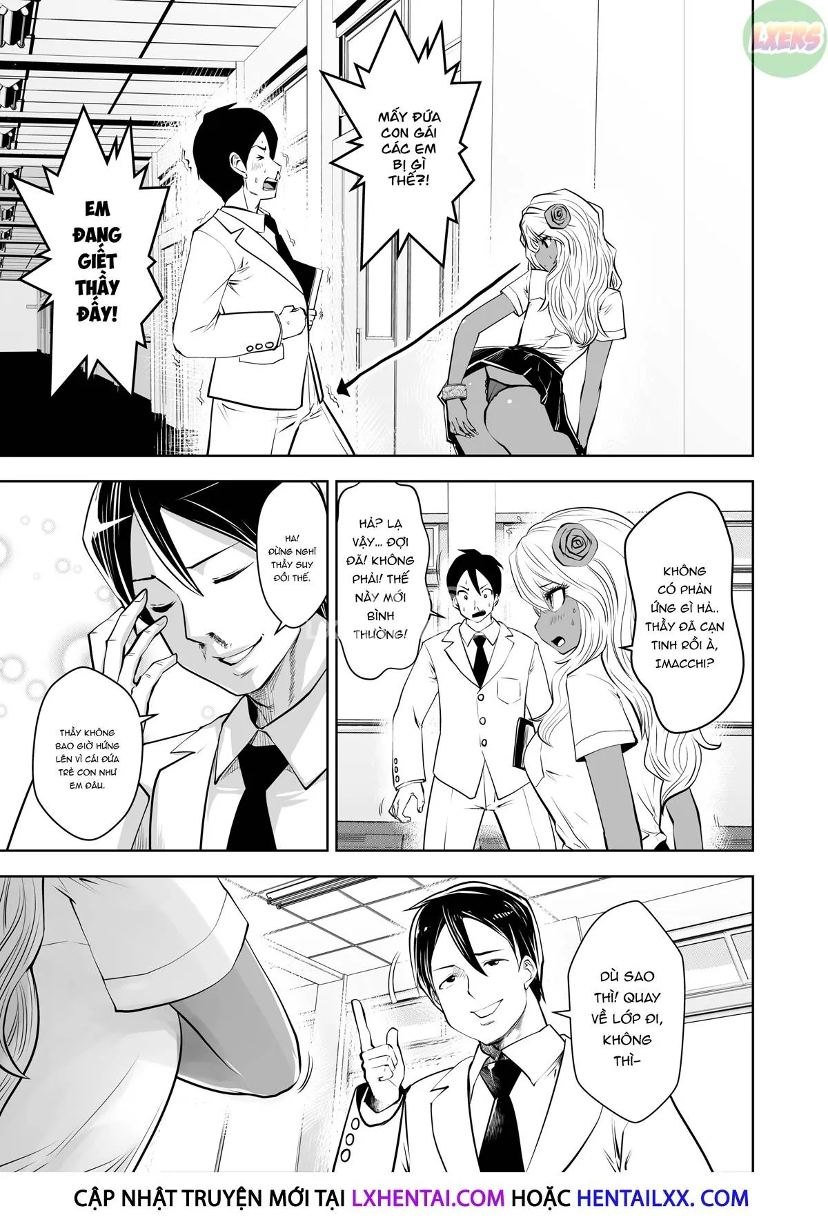 HentaiVN.net - Ảnh 7 - Điều chuyển đến Học viện Gyaru - Chap 3