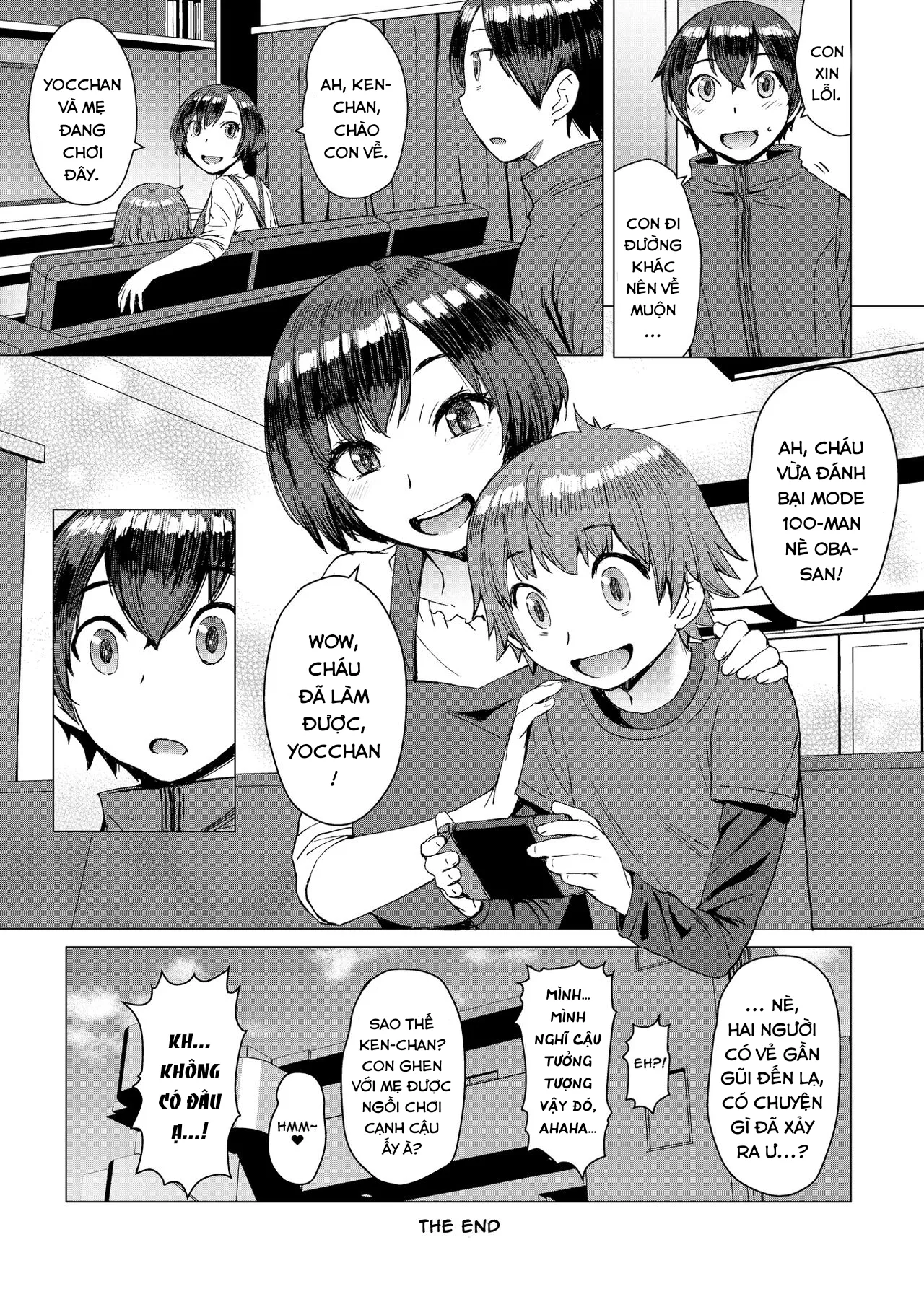 HentaiVN.net - Ảnh 17 - Mẹ của Ken-chan thật dâm đãng! [Ken-chan Mama to Asobou!] - Oneshot