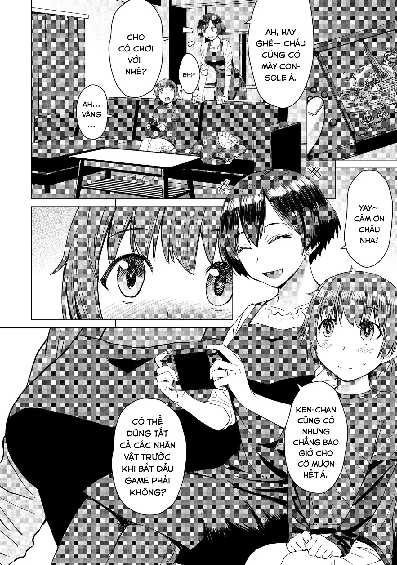 HentaiVN.net - Ảnh 3 - Mẹ của Ken-chan thật dâm đãng! [Ken-chan Mama to Asobou!] - Oneshot