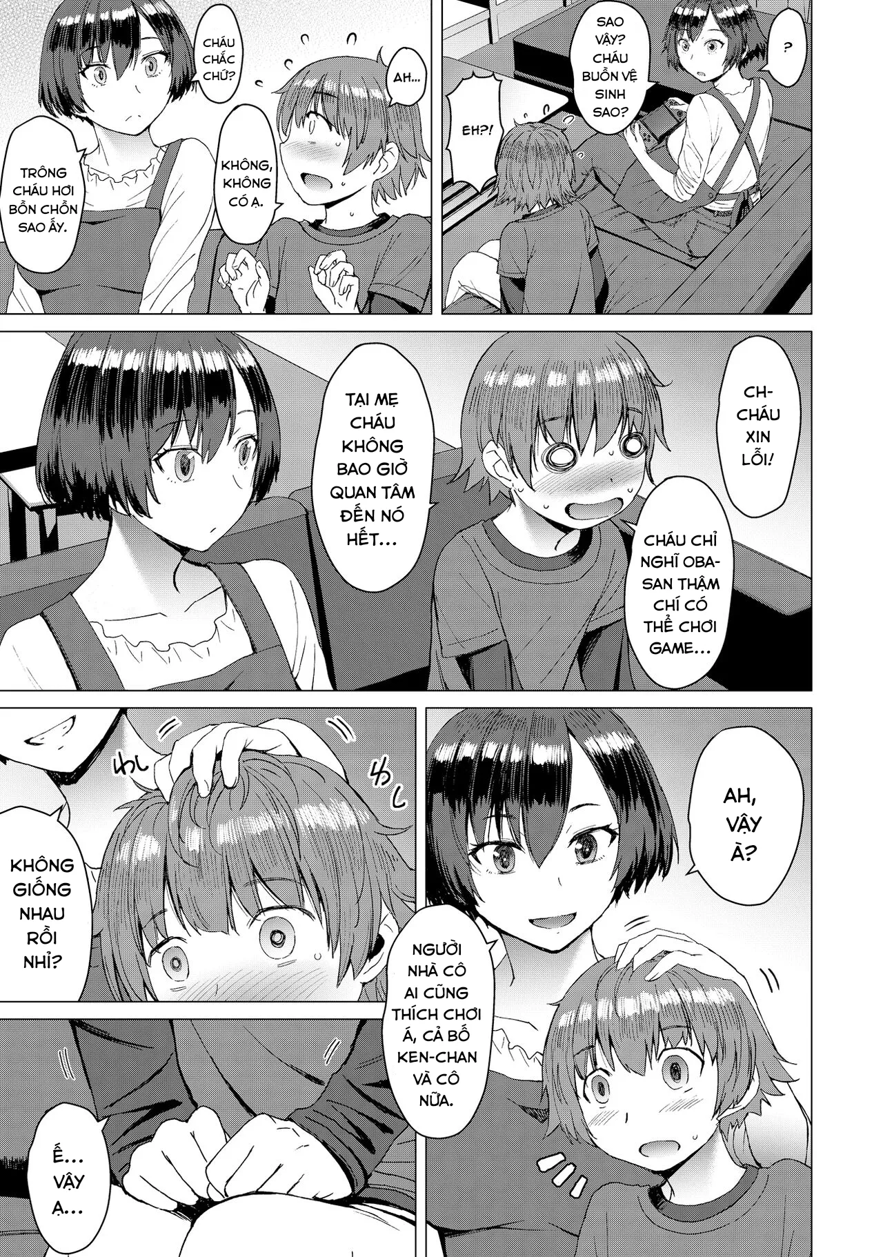 HentaiVN.net - Ảnh 4 - Mẹ của Ken-chan thật dâm đãng! [Ken-chan Mama to Asobou!] - Oneshot