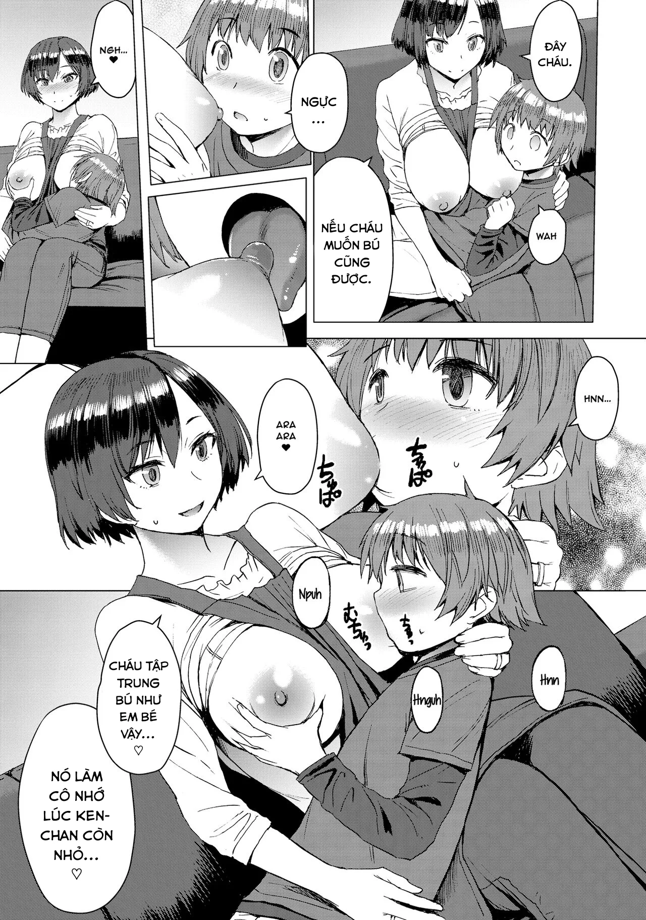 HentaiVN.net - Ảnh 8 - Mẹ của Ken-chan thật dâm đãng! [Ken-chan Mama to Asobou!] - Oneshot