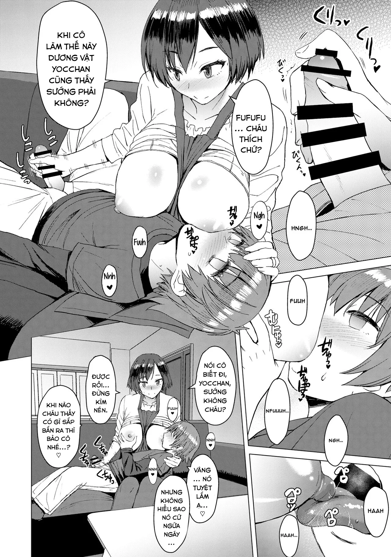 HentaiVN.net - Ảnh 9 - Mẹ của Ken-chan thật dâm đãng! [Ken-chan Mama to Asobou!] - Oneshot