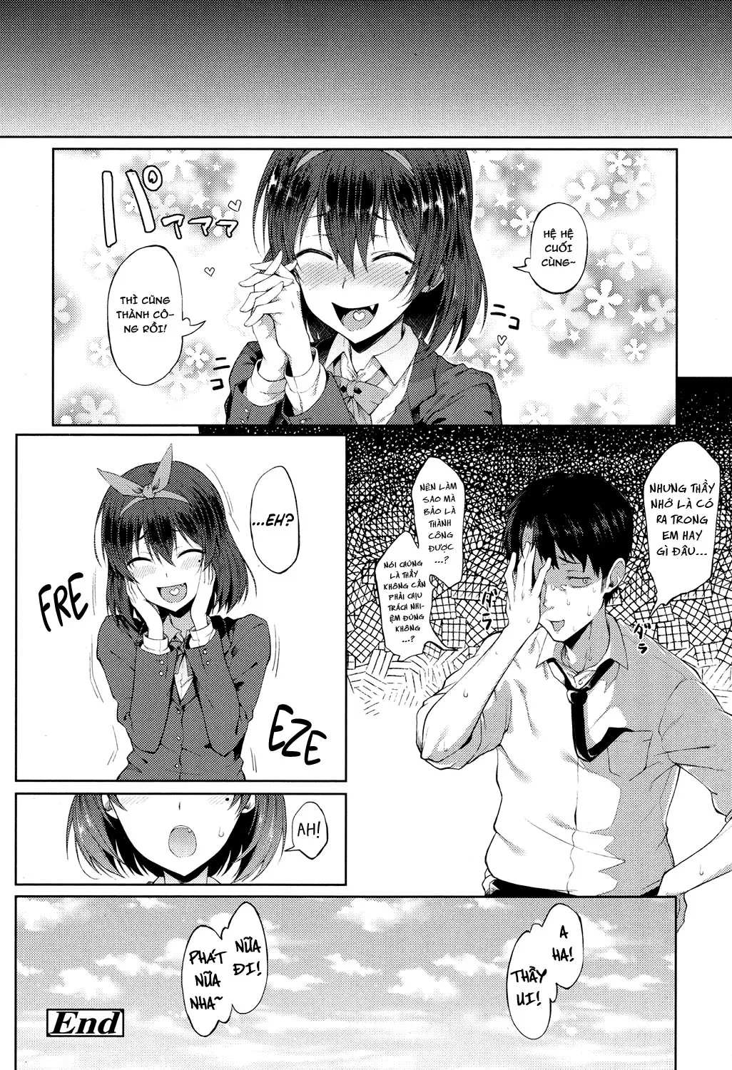 HentaiVN.net - Ảnh 21 - Khóa lại nè...! [Ponkutsu Kara wa Nigerarenai] - Oneshot