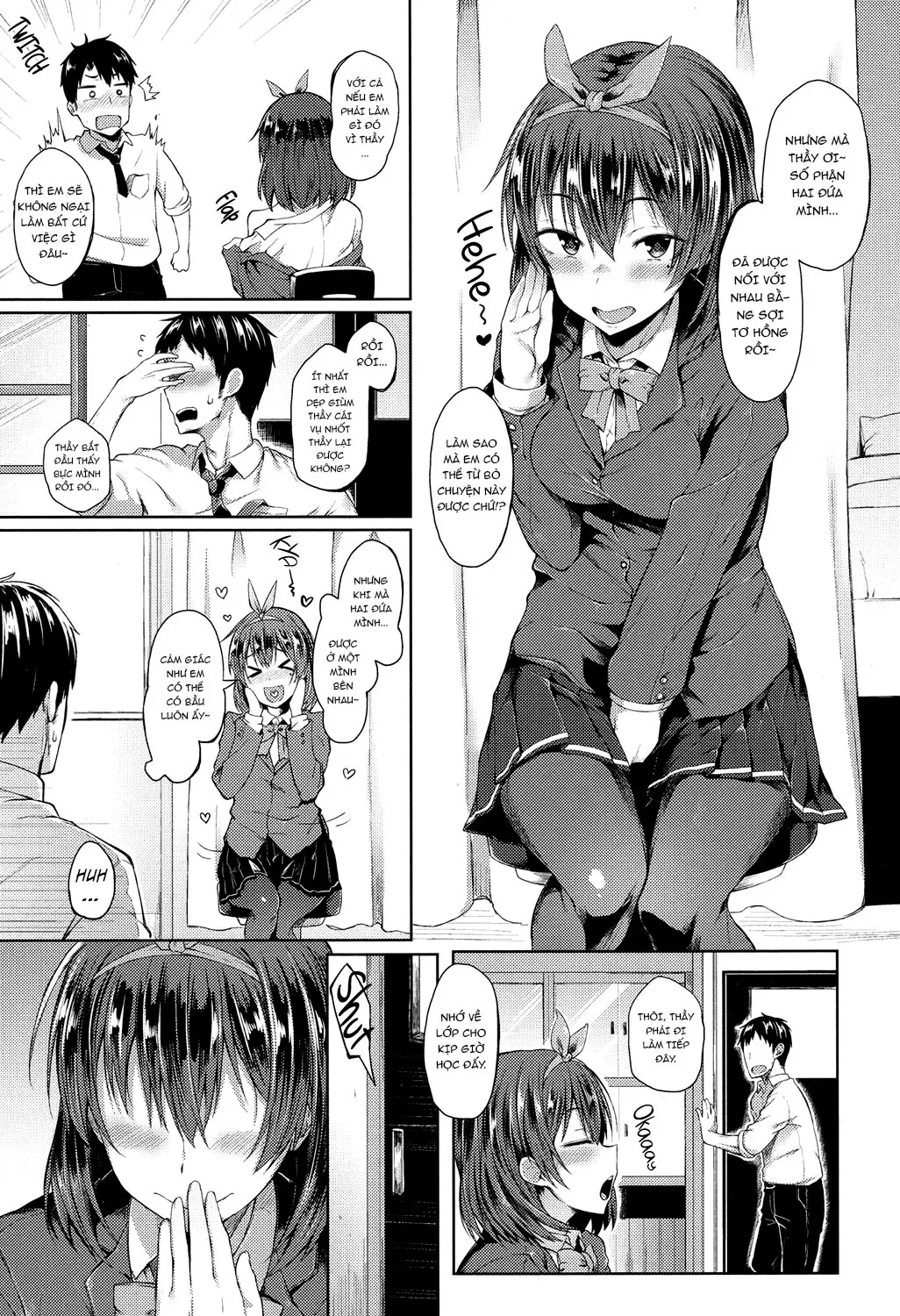 HentaiVN.net - Ảnh 6 - Khóa lại nè...! [Ponkutsu Kara wa Nigerarenai] - Oneshot