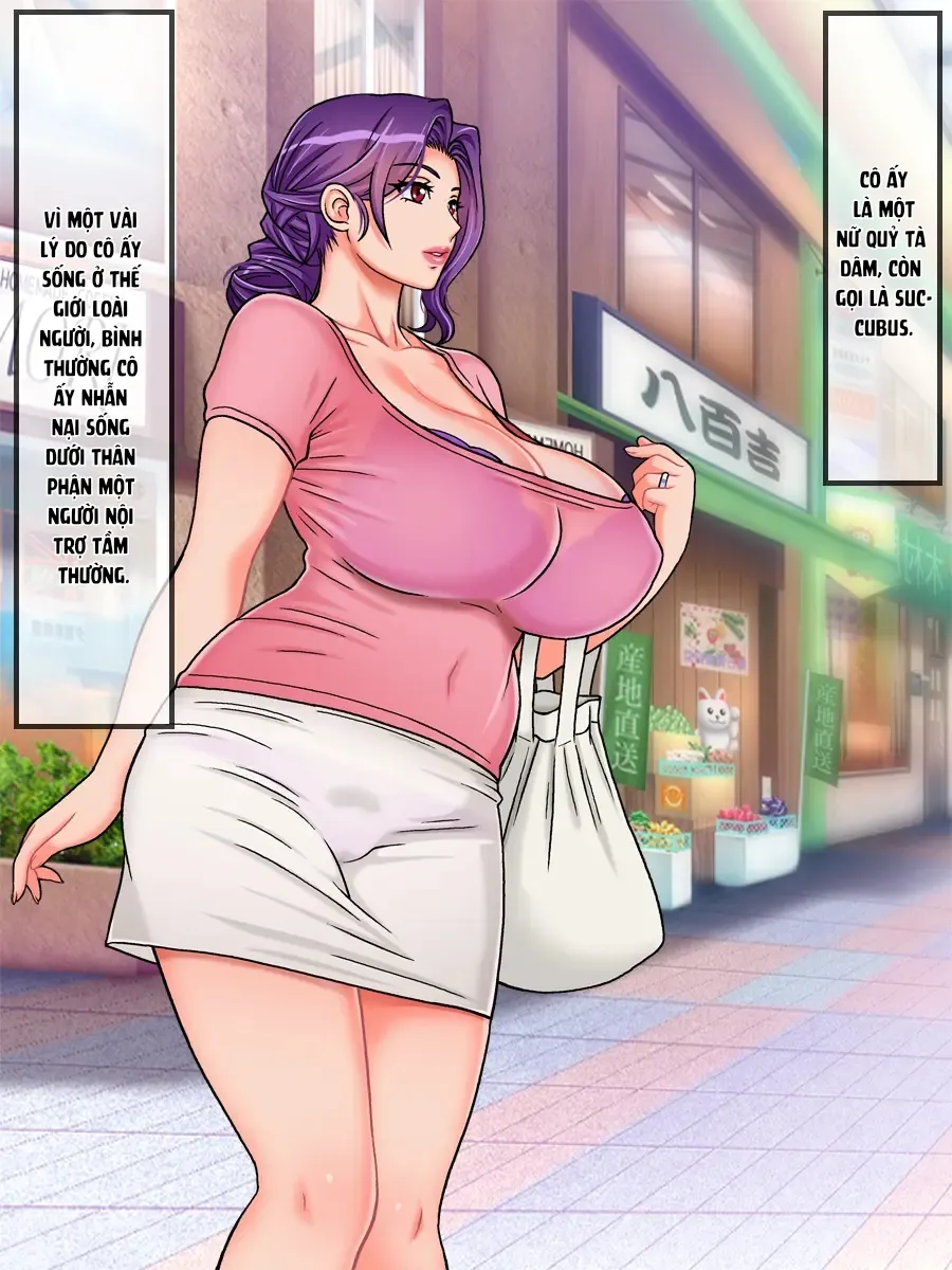 HentaiVN.net - Ảnh 5 - Bóc tem succubus dâm đãng [サキュマム ～淫魔妖妻の筆おろし～] - Chap 1