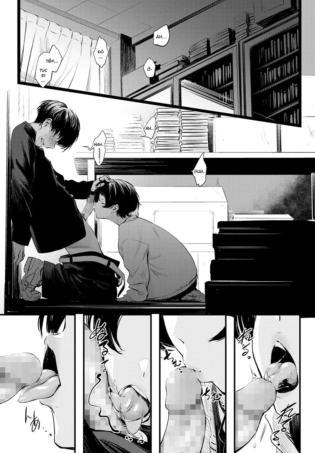 HentaiVN.net - Ảnh 13 - Toshoiin-san no Ura Menu [図書委員さんの裏メニュー] - Oneshot