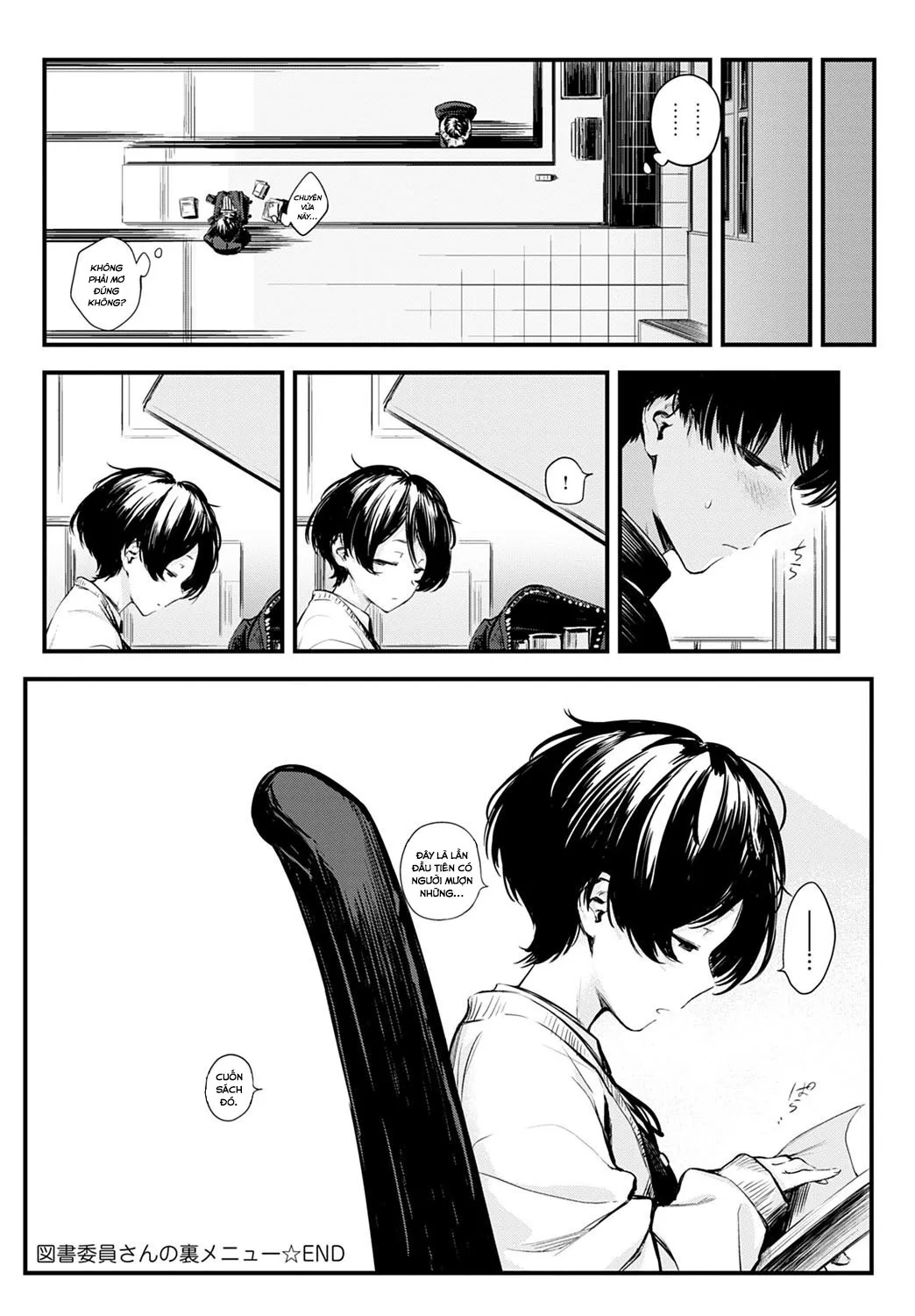 HentaiVN.net - Ảnh 35 - Toshoiin-san no Ura Menu [図書委員さんの裏メニュー] - Oneshot