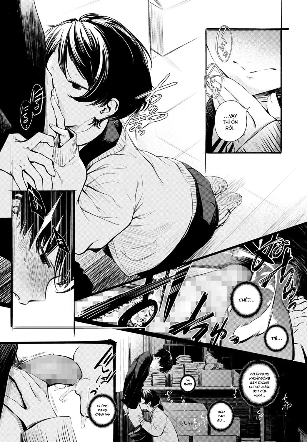 HentaiVN.net - Ảnh 9 - Toshoiin-san no Ura Menu [図書委員さんの裏メニュー] - Oneshot