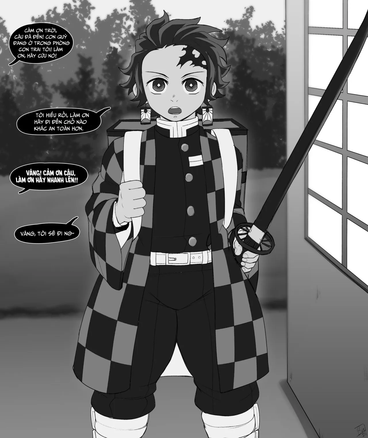 HentaiVN.net - Ảnh 3 - Tanjiro Bắt Quỷ [The Box] - Oneshot