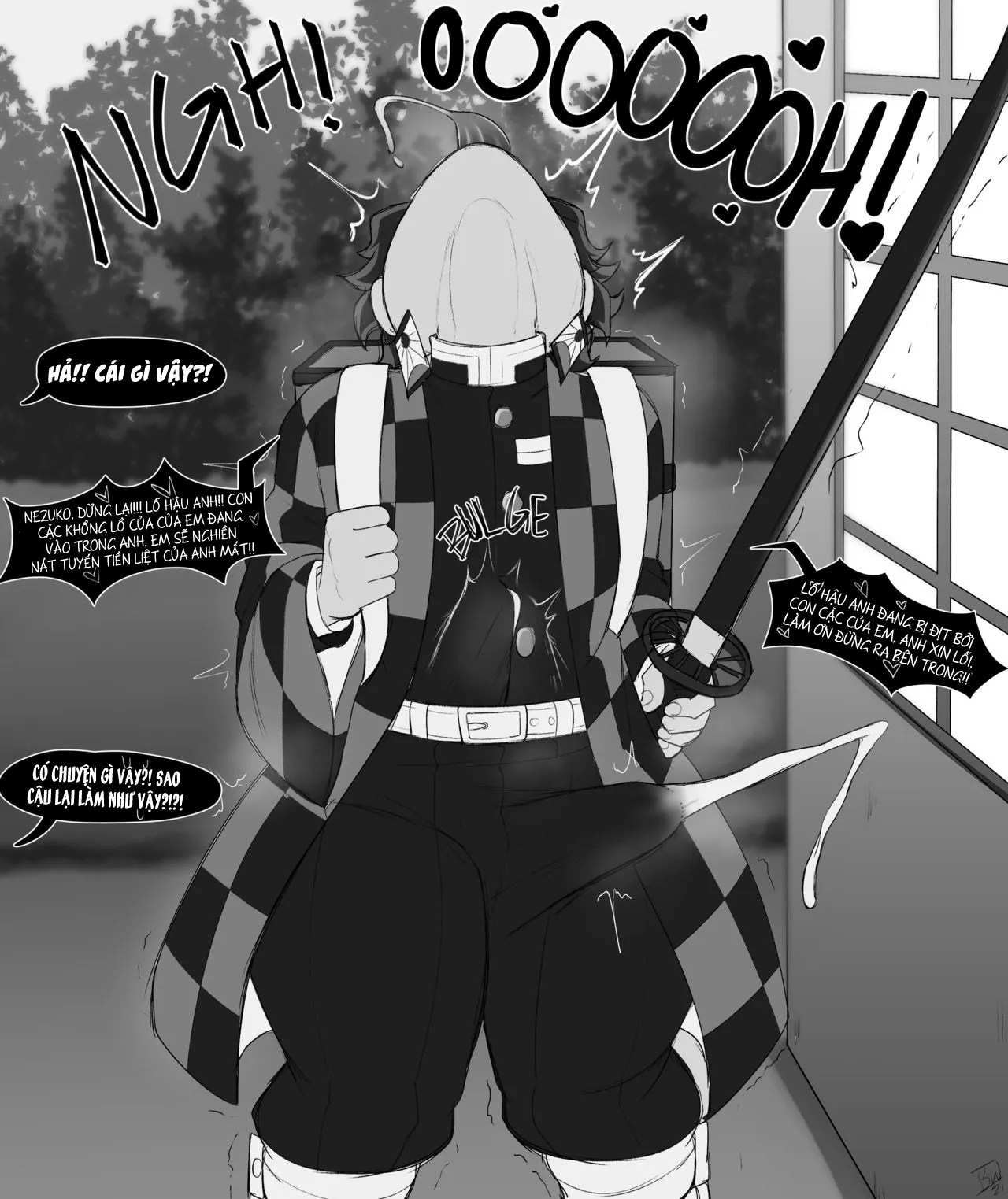 HentaiVN.net - Ảnh 4 - Tanjiro Bắt Quỷ [The Box] - Oneshot