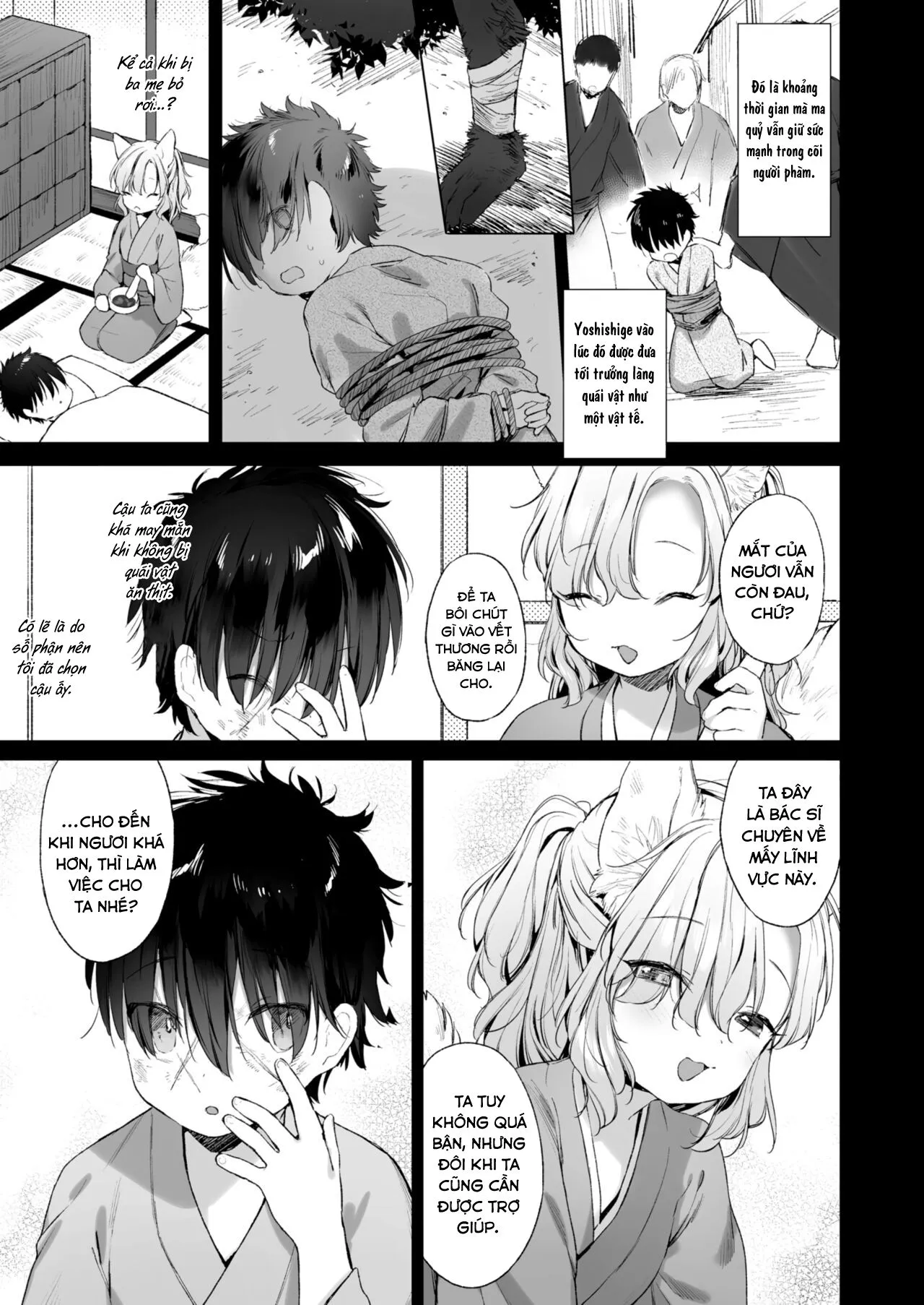 HentaiVN.net - Ảnh 5 - Cảnh tuyết rơi [Horoyoi Yukigeshiki] - Oneshot
