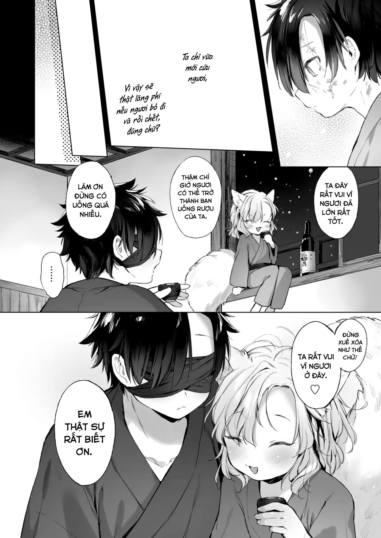 HentaiVN.net - Ảnh 6 - Cảnh tuyết rơi [Horoyoi Yukigeshiki] - Oneshot