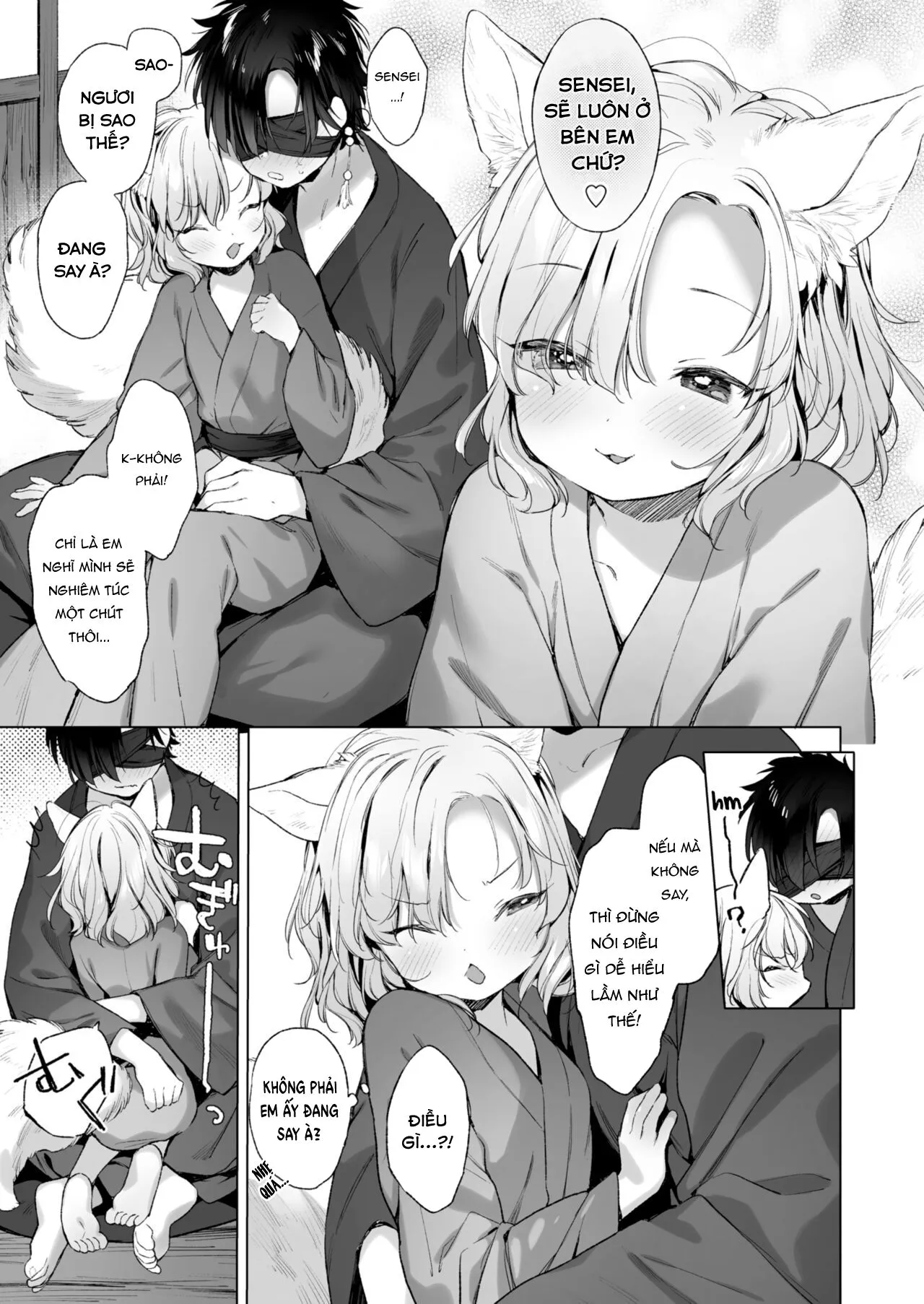 HentaiVN.net - Ảnh 7 - Cảnh tuyết rơi [Horoyoi Yukigeshiki] - Oneshot