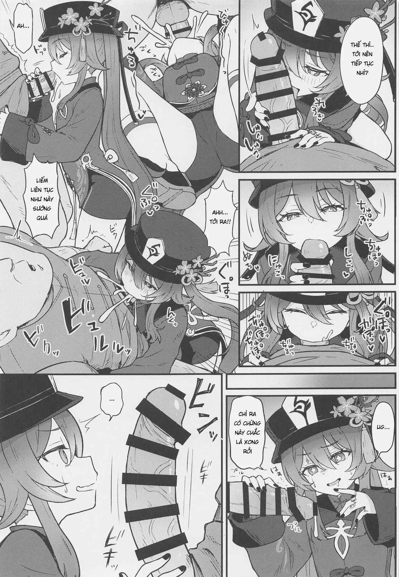 HentaiVN.net - Ảnh 8 - Passing into the Afterlife with Hu Tao [Hu Tao-chan ni Ikasete morau Hon] - Oneshot