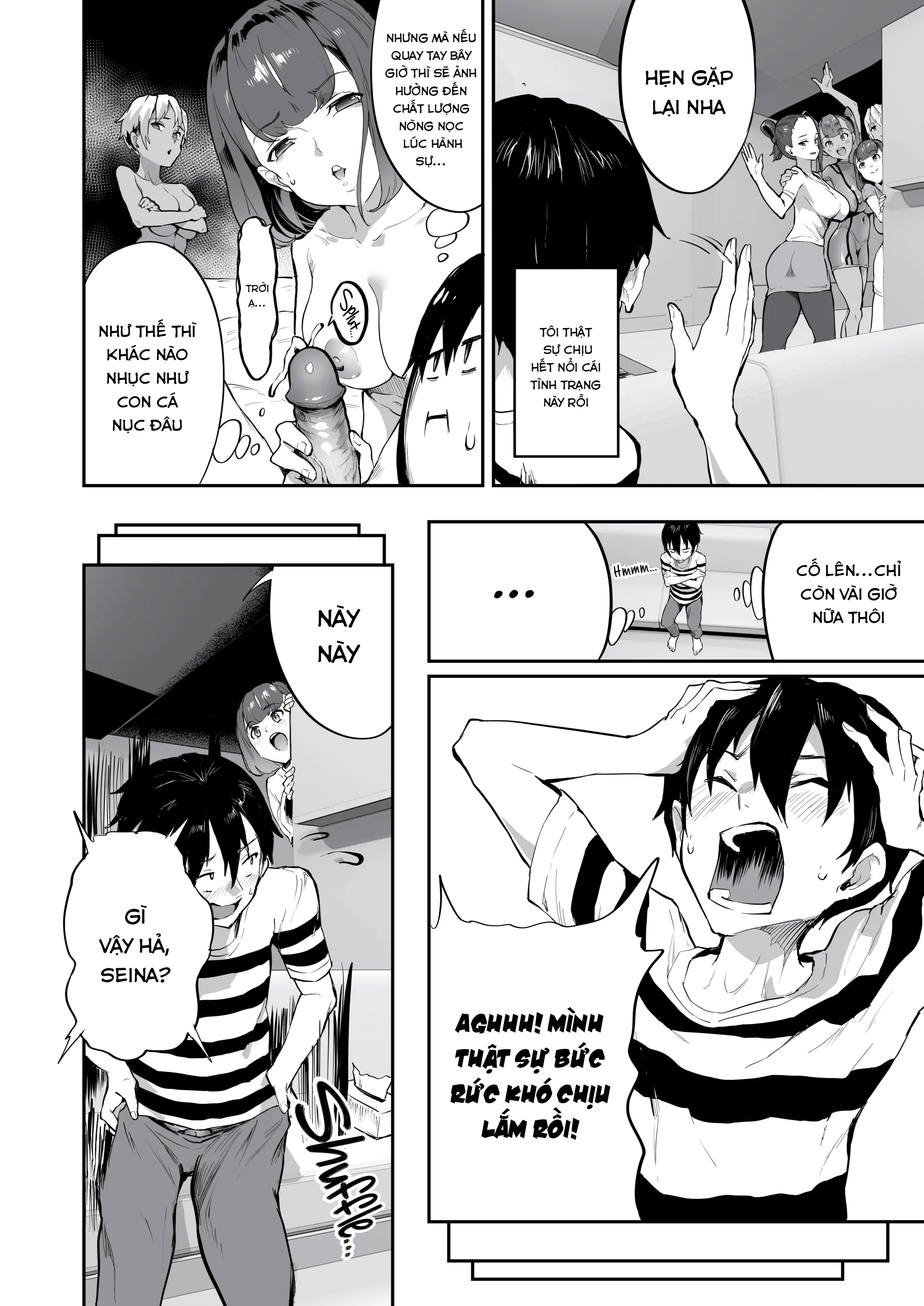 HentaiVN.net - Ảnh 3 - Quẩy game cùng dàn harem - Chap 3