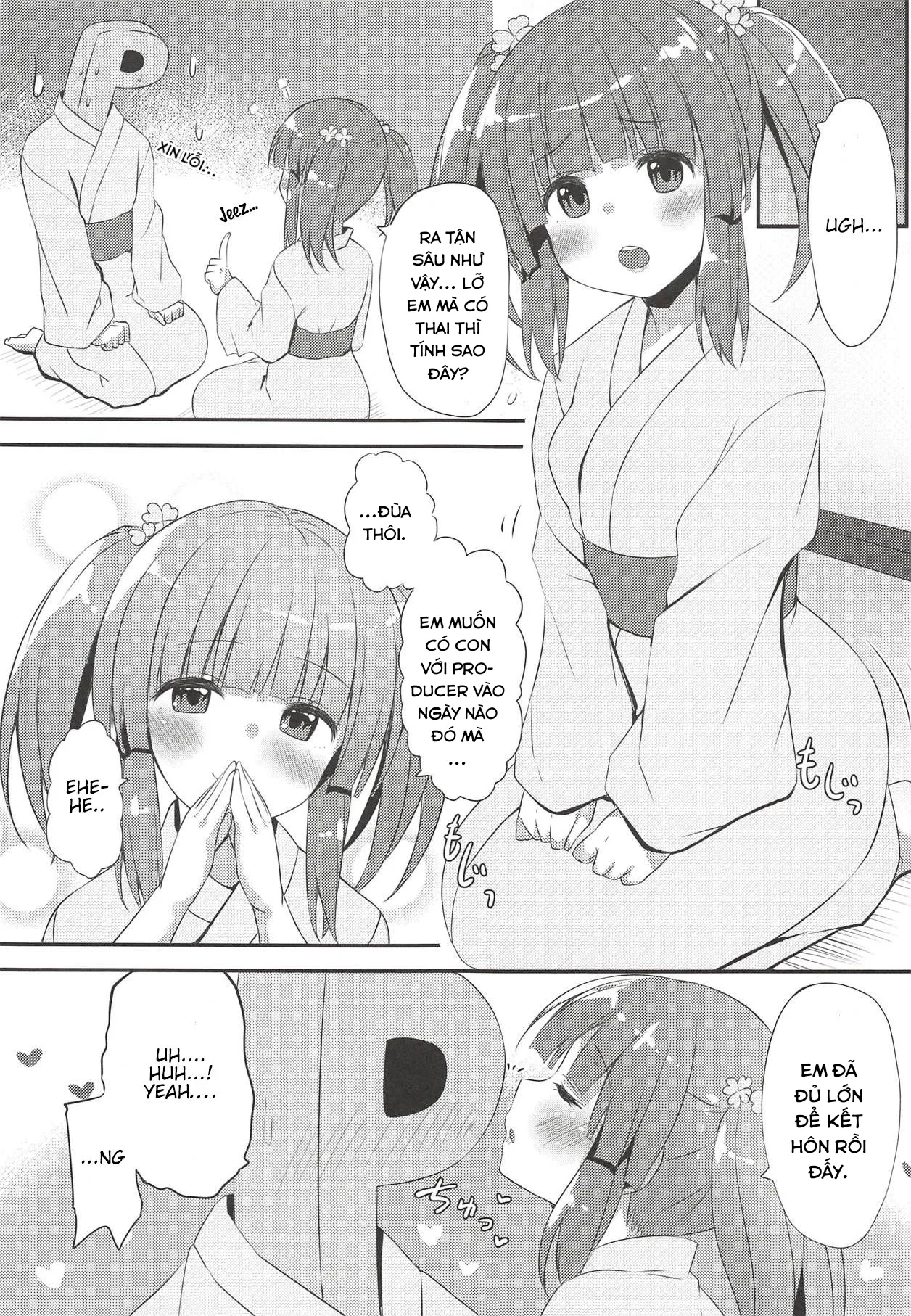 HentaiVN.net - Ảnh 13 - Suối nước nóng, Yukata và làm tình với Chieri. (THE IDOLM@STER CINDERELLA GIRLS) [Onsen to Yukata to Chieri to Ecchi; Hot Spring, Yukata, and Sex with Chieri] - Oneshot