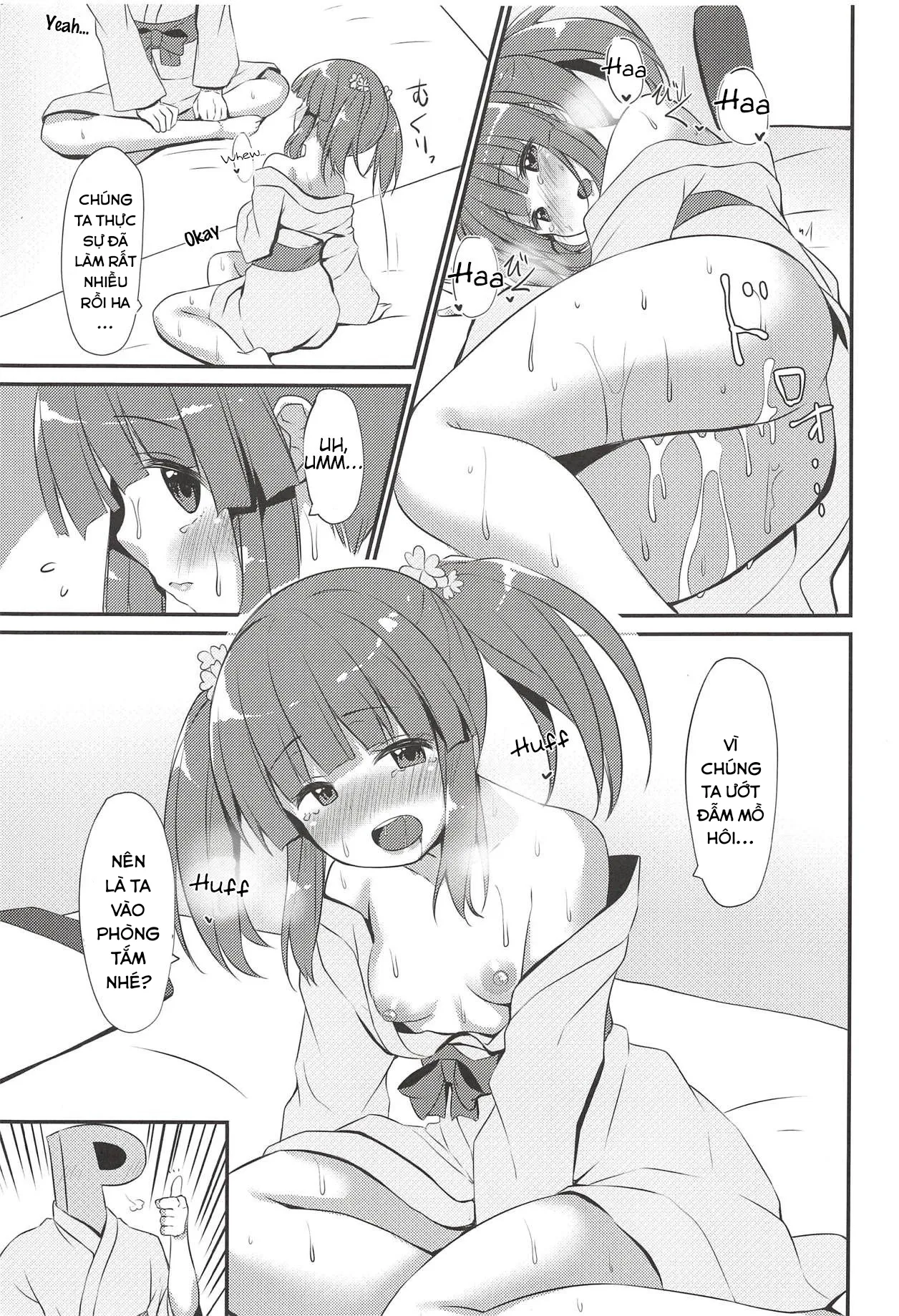 HentaiVN.net - Ảnh 25 - Suối nước nóng, Yukata và làm tình với Chieri. (THE IDOLM@STER CINDERELLA GIRLS) [Onsen to Yukata to Chieri to Ecchi; Hot Spring, Yukata, and Sex with Chieri] - Oneshot