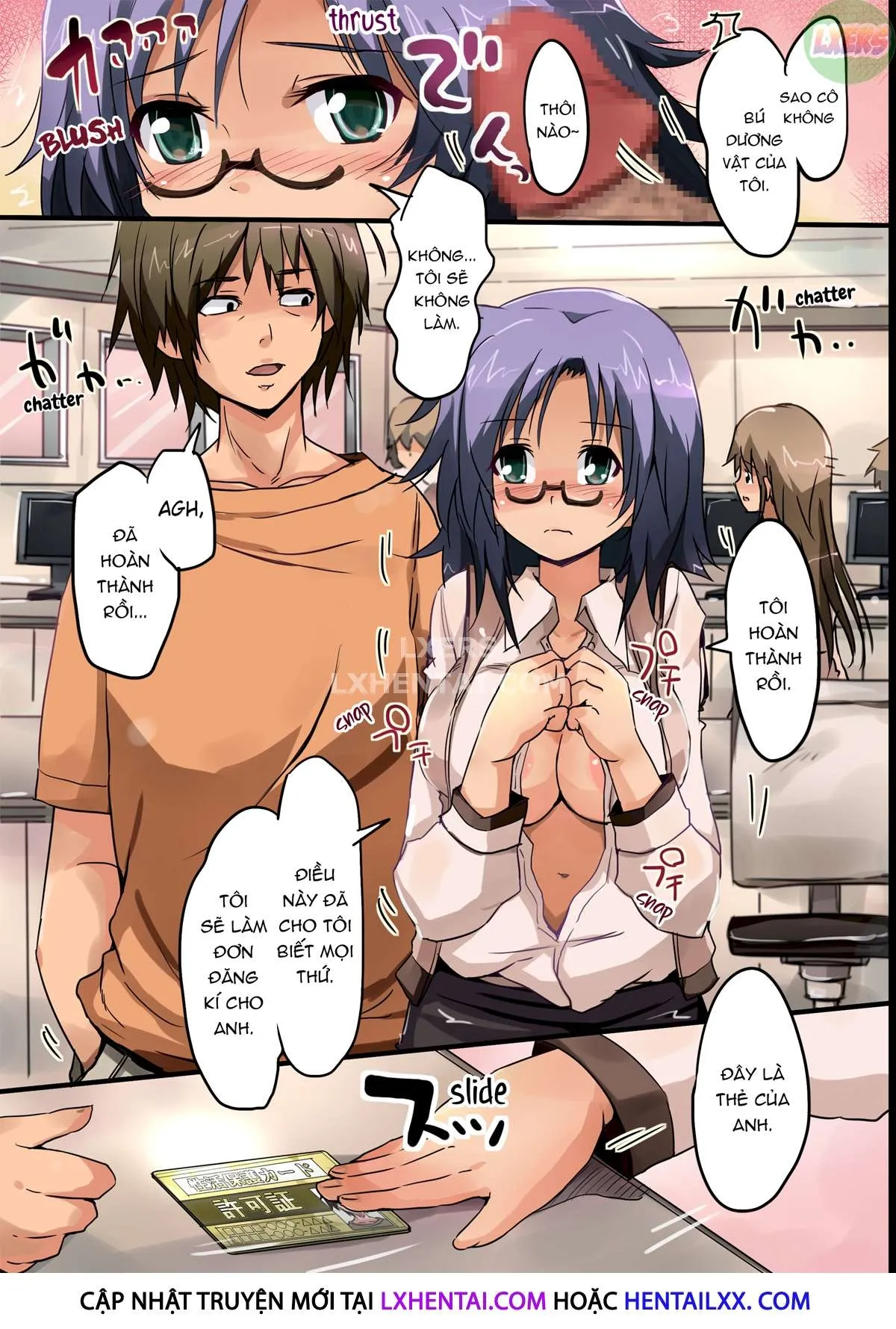 HentaiVN.net - Ảnh 9 - Giấy phép làm tình - Oneshot