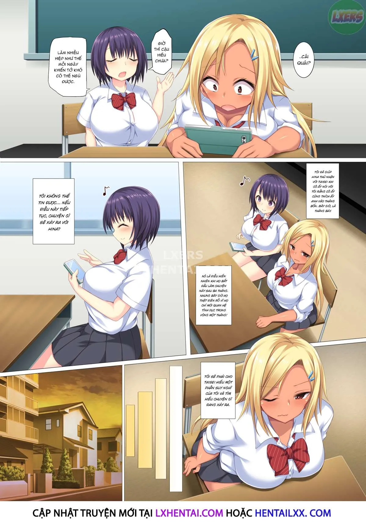 HentaiVN.net - Ảnh 10 - Ngây thơ và hư hỏng có thể xử lý cuồng dâm không? [TENNEN MUSUME TO KURO GYARU GA ZETSURIN KARESHI NO SEIYOKUSHORI WO SURU HANASHI; Can the Airhead and the Gyaru Handle the Chad Boyfriend's Raging Sex Drive?] - Oneshot