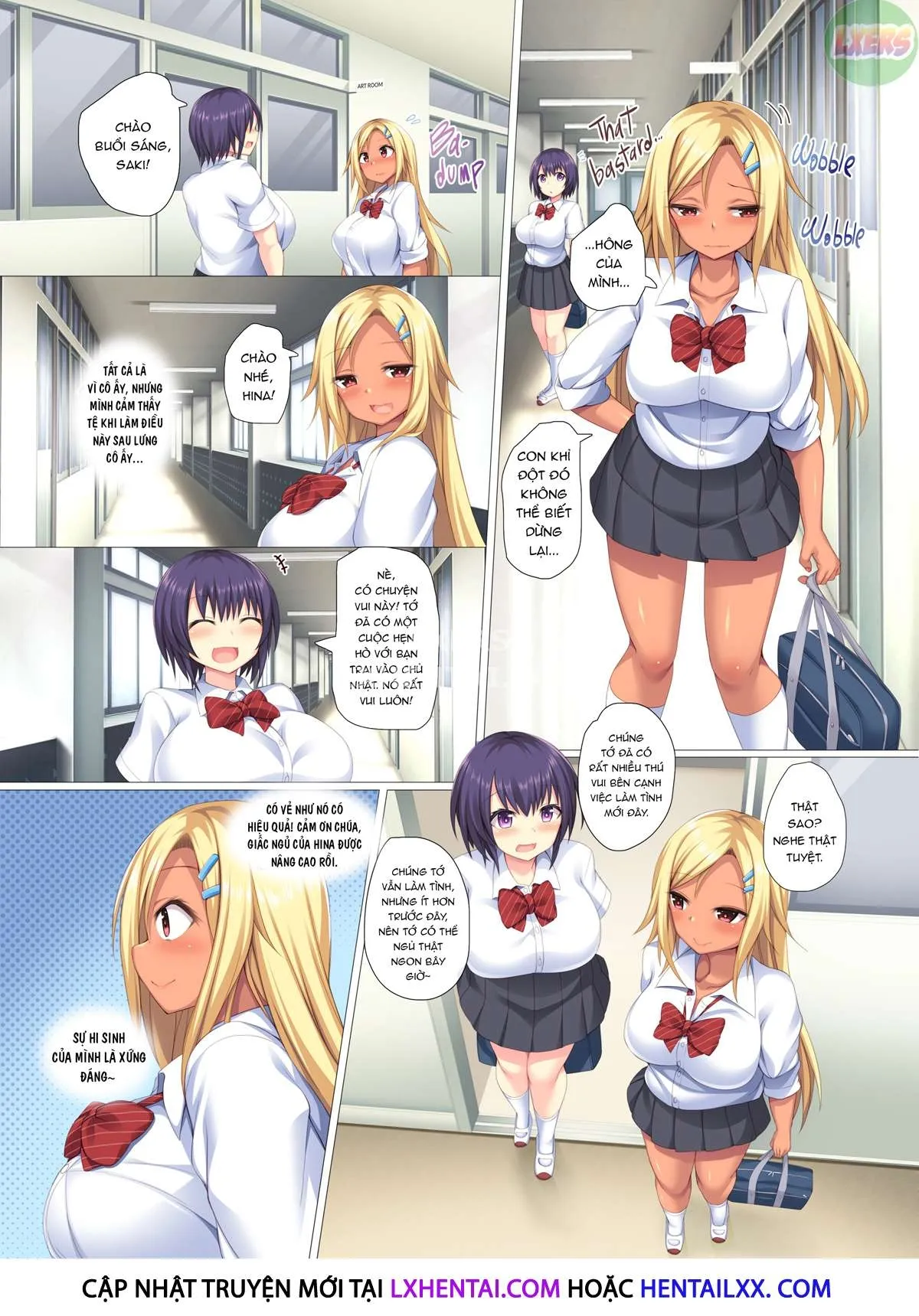 HentaiVN.net - Ảnh 27 - Ngây thơ và hư hỏng có thể xử lý cuồng dâm không? [TENNEN MUSUME TO KURO GYARU GA ZETSURIN KARESHI NO SEIYOKUSHORI WO SURU HANASHI; Can the Airhead and the Gyaru Handle the Chad Boyfriend's Raging Sex Drive?] - Oneshot