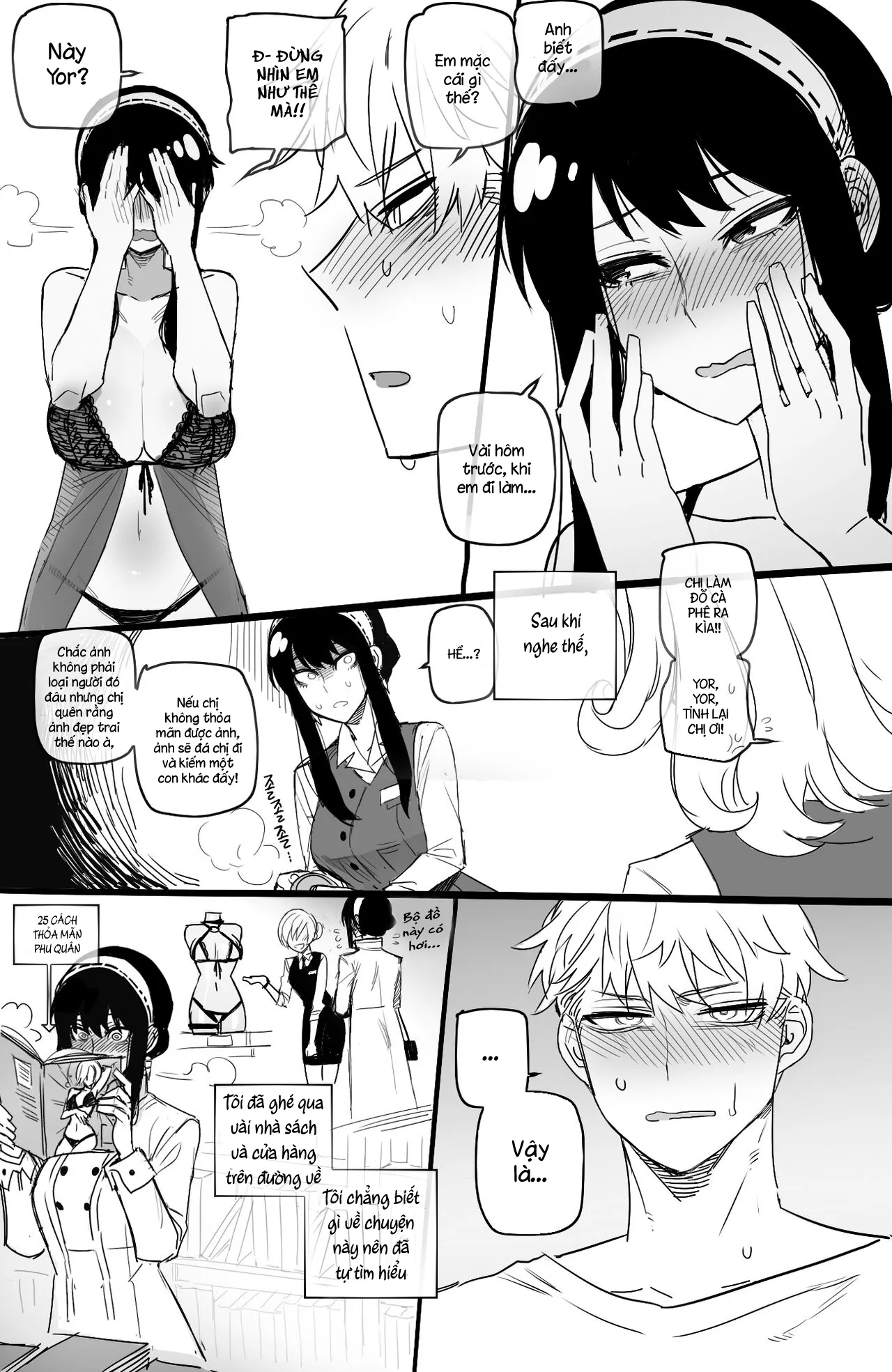 HentaiVN.net - Ảnh 10 - Lần đầu của Yor Forger [SpyxSex] - Oneshot