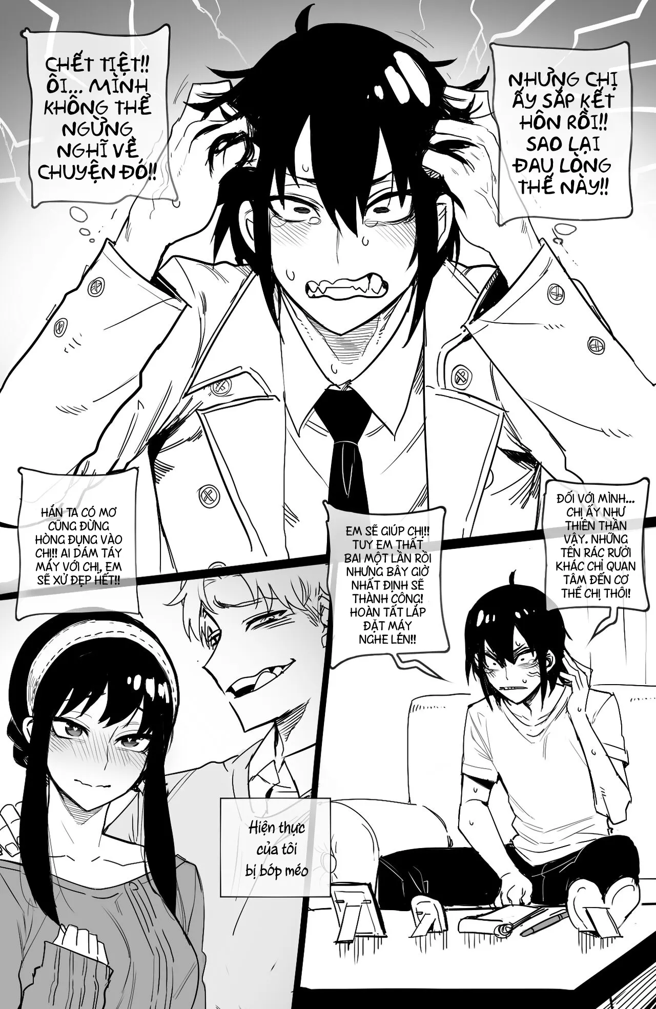 HentaiVN.net - Ảnh 3 - Lần đầu của Yor Forger [SpyxSex] - Oneshot