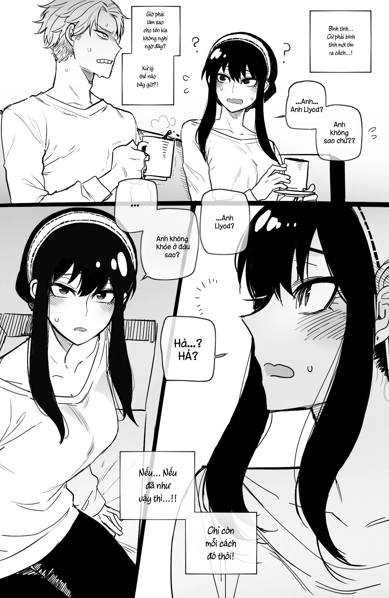 HentaiVN.net - Ảnh 5 - Lần đầu của Yor Forger [SpyxSex] - Oneshot
