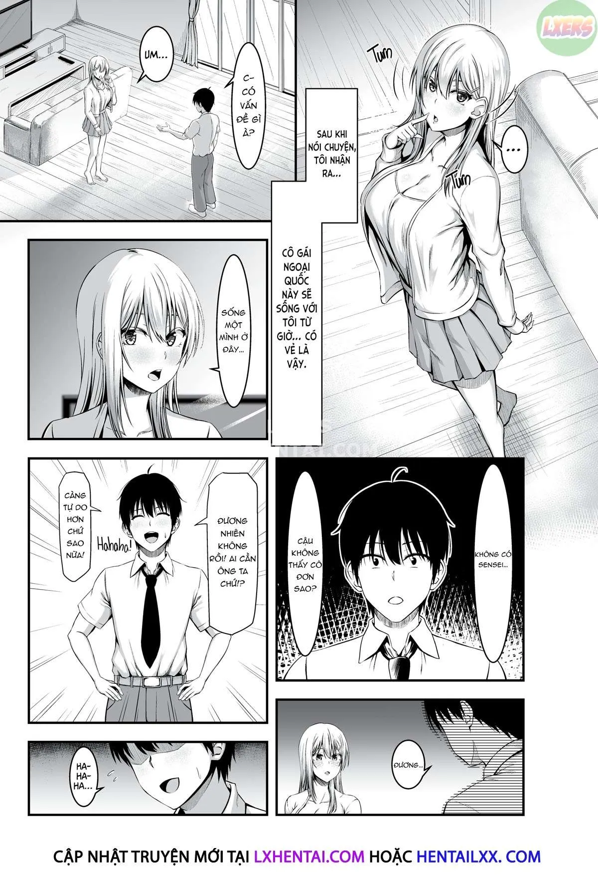 HentaiVN.net - Ảnh 13 - Homestay Harem: Itsuki's Roomies Are Girls!? [HOMESTAY HAREM WA TOTSUZEN NI!? -ITSUKI-KUN, SAIKIN ONNANOKO TO SUMI HAJIMETANDATTE-] - Oneshot