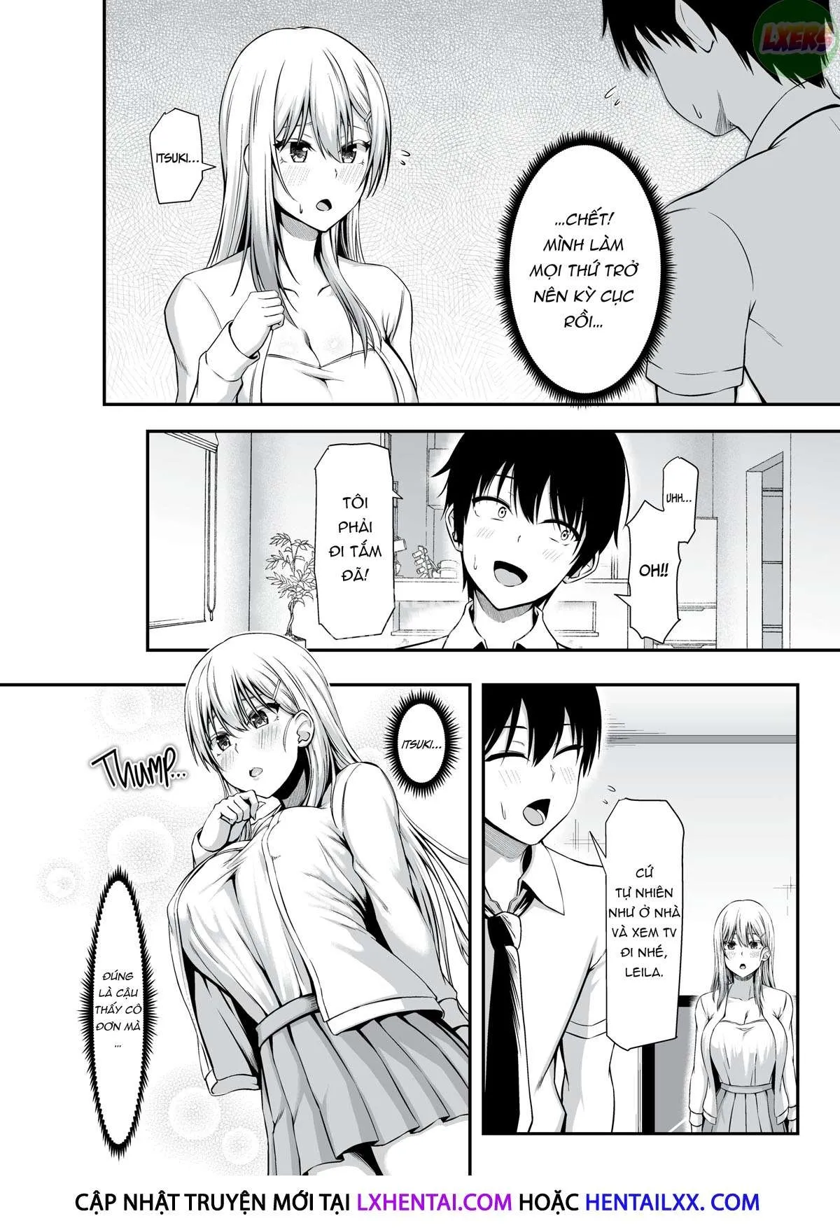 HentaiVN.net - Ảnh 14 - Homestay Harem: Itsuki's Roomies Are Girls!? [HOMESTAY HAREM WA TOTSUZEN NI!? -ITSUKI-KUN, SAIKIN ONNANOKO TO SUMI HAJIMETANDATTE-] - Oneshot