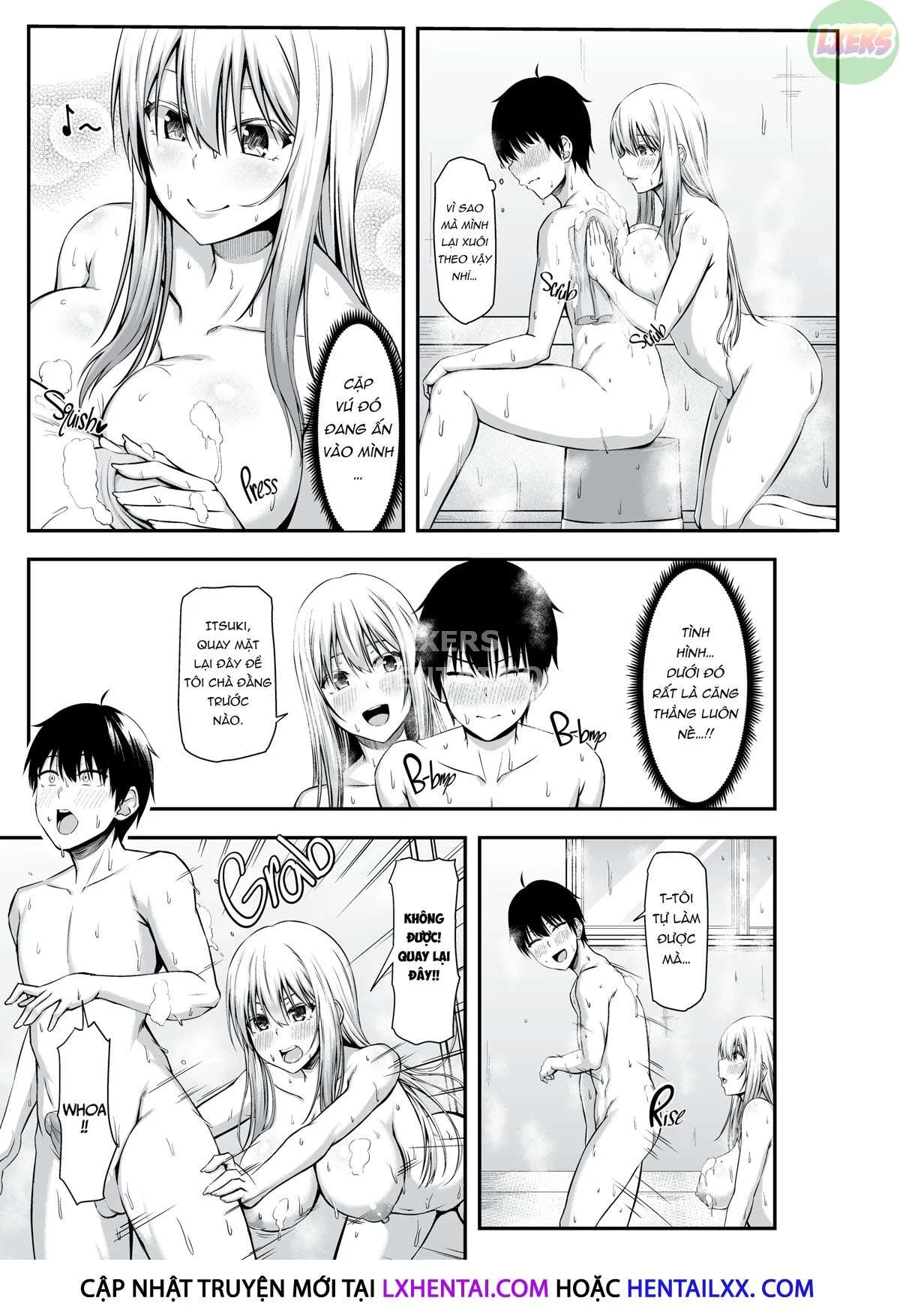 HentaiVN.net - Ảnh 17 - Homestay Harem: Itsuki's Roomies Are Girls!? [HOMESTAY HAREM WA TOTSUZEN NI!? -ITSUKI-KUN, SAIKIN ONNANOKO TO SUMI HAJIMETANDATTE-] - Oneshot