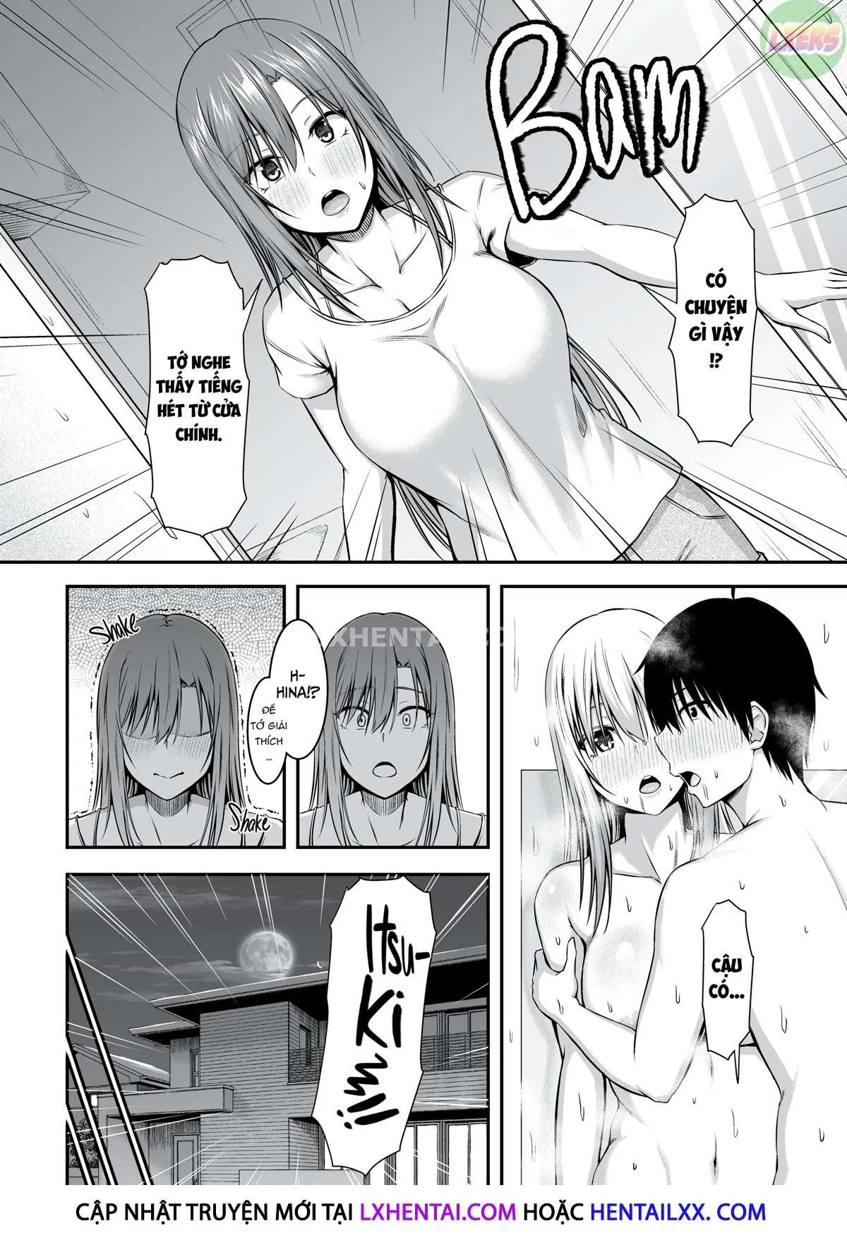 HentaiVN.net - Ảnh 28 - Homestay Harem: Itsuki's Roomies Are Girls!? [HOMESTAY HAREM WA TOTSUZEN NI!? -ITSUKI-KUN, SAIKIN ONNANOKO TO SUMI HAJIMETANDATTE-] - Oneshot