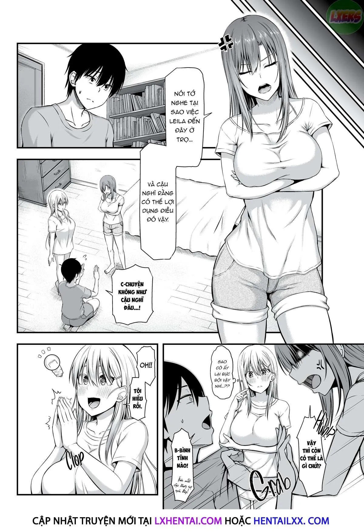HentaiVN.net - Ảnh 29 - Homestay Harem: Itsuki's Roomies Are Girls!? [HOMESTAY HAREM WA TOTSUZEN NI!? -ITSUKI-KUN, SAIKIN ONNANOKO TO SUMI HAJIMETANDATTE-] - Oneshot