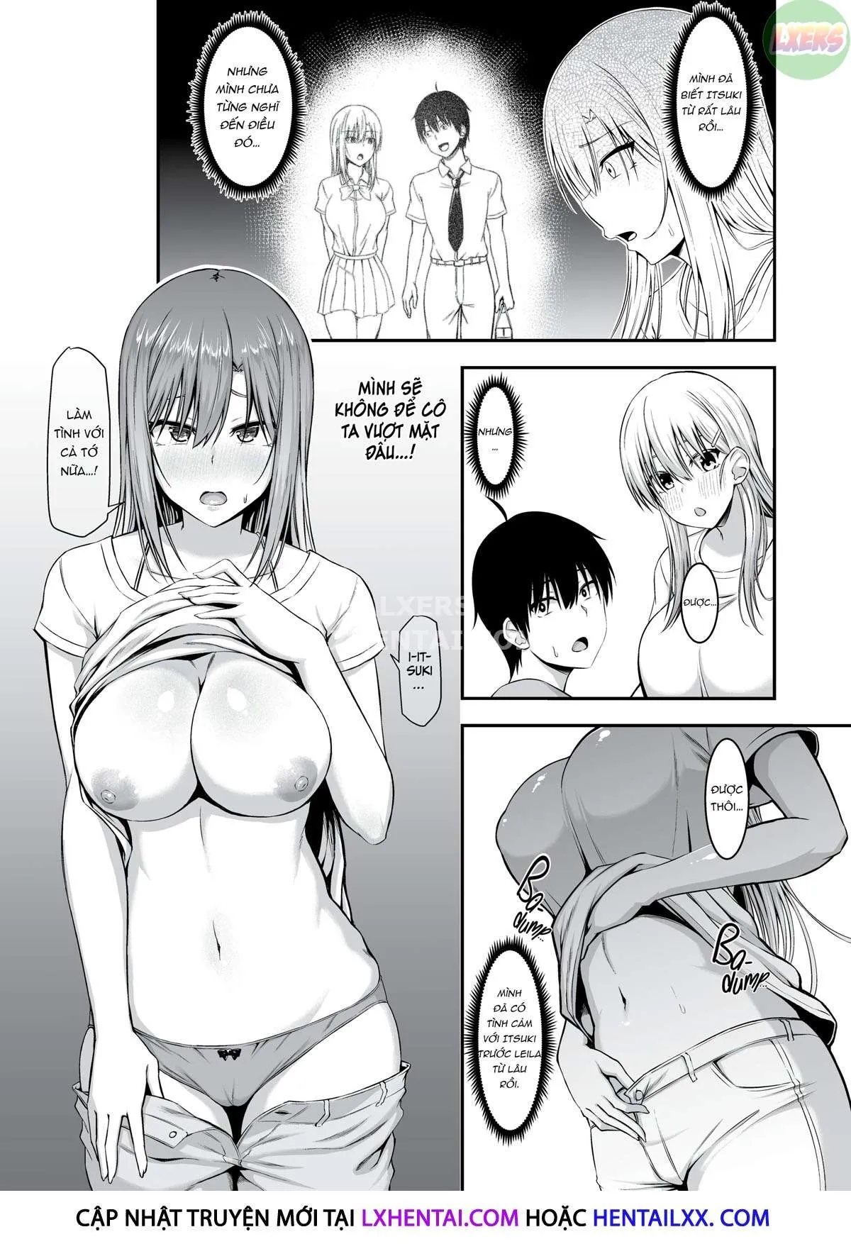 HentaiVN.net - Ảnh 31 - Homestay Harem: Itsuki's Roomies Are Girls!? [HOMESTAY HAREM WA TOTSUZEN NI!? -ITSUKI-KUN, SAIKIN ONNANOKO TO SUMI HAJIMETANDATTE-] - Oneshot