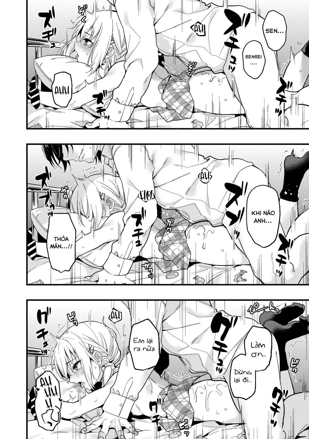 HentaiVN.net - Ảnh 15 - Đừng bỏ cuộc, sensei! [Makeruna Zetsurin Sensei!] - Oneshot
