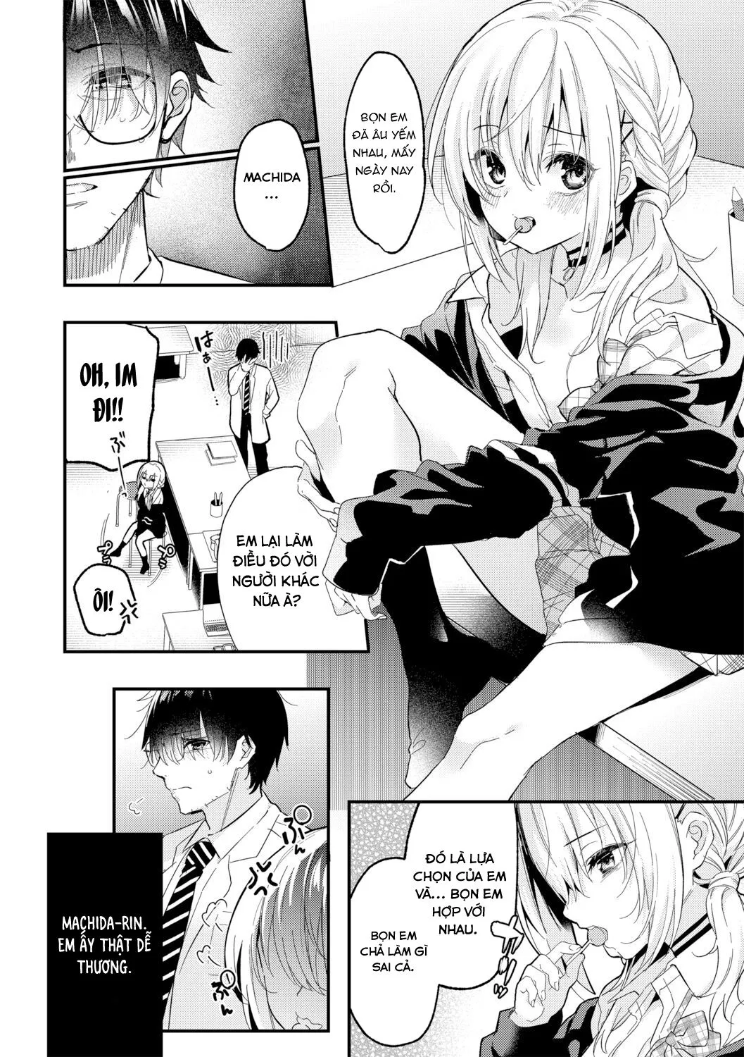 HentaiVN.net - Ảnh 3 - Đừng bỏ cuộc, sensei! [Makeruna Zetsurin Sensei!] - Oneshot
