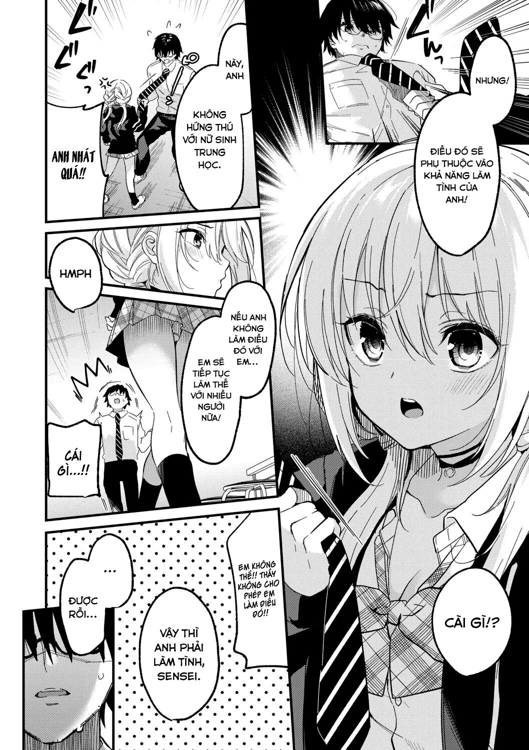 HentaiVN.net - Ảnh 5 - Đừng bỏ cuộc, sensei! [Makeruna Zetsurin Sensei!] - Oneshot
