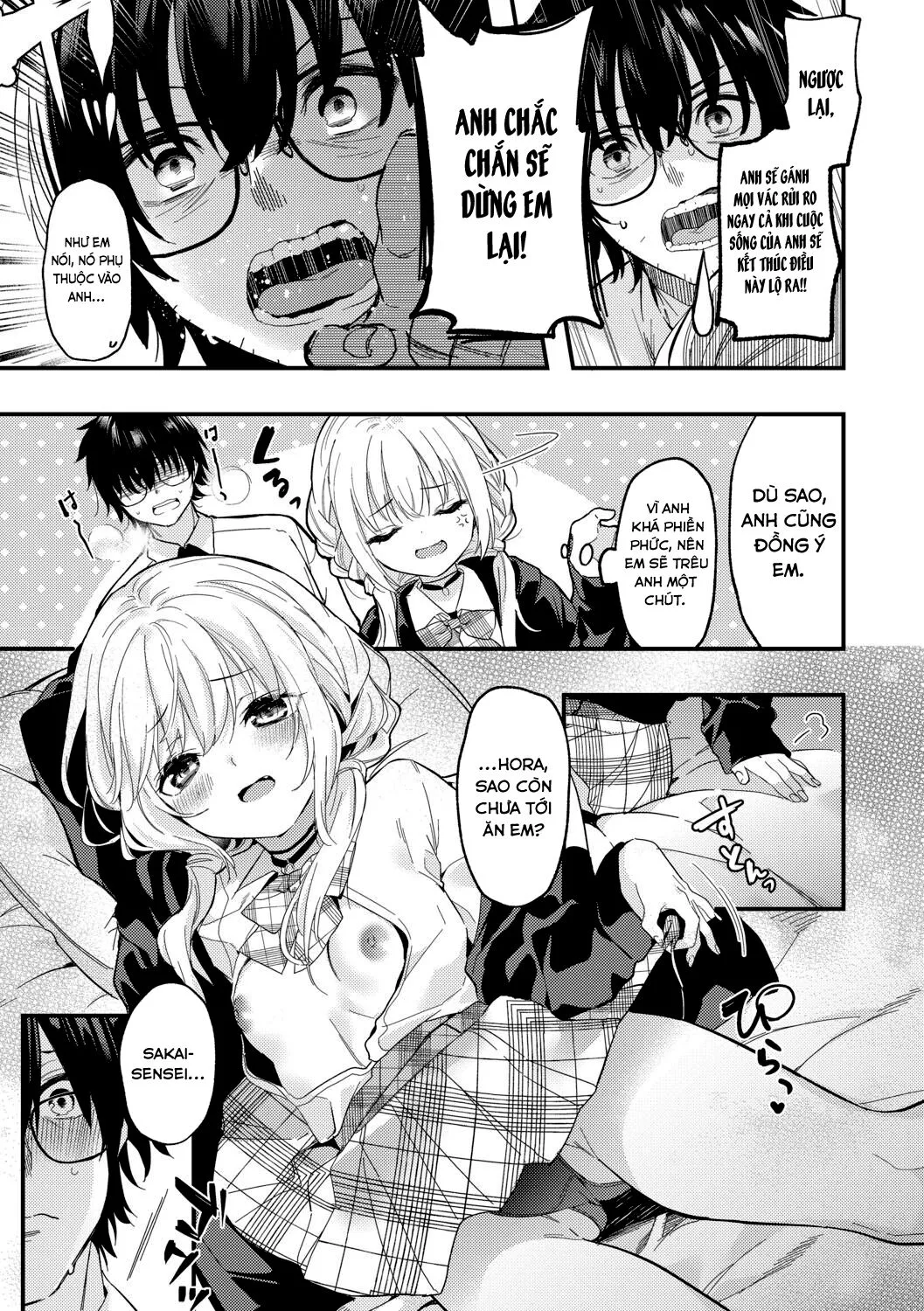 HentaiVN.net - Ảnh 6 - Đừng bỏ cuộc, sensei! [Makeruna Zetsurin Sensei!] - Oneshot