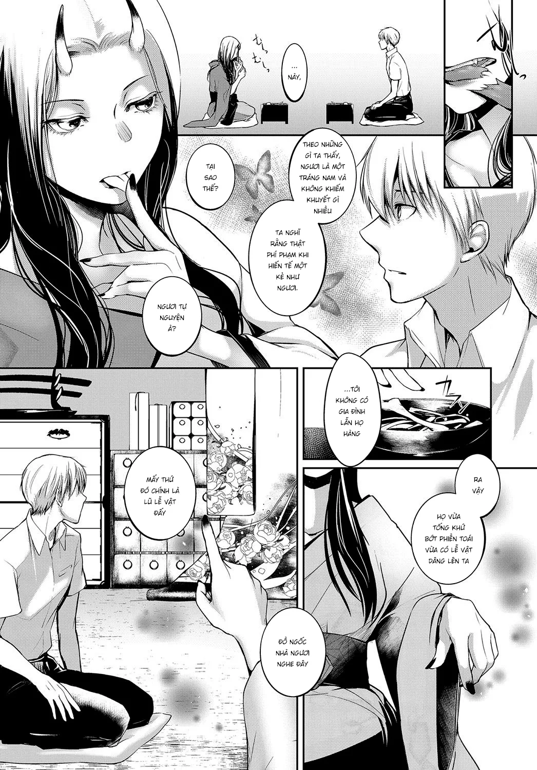 HentaiVN.net - Ảnh 4 - Chuyện tình nữ sơn thần [Aru Hitobashira no Kioku] - Chap 1