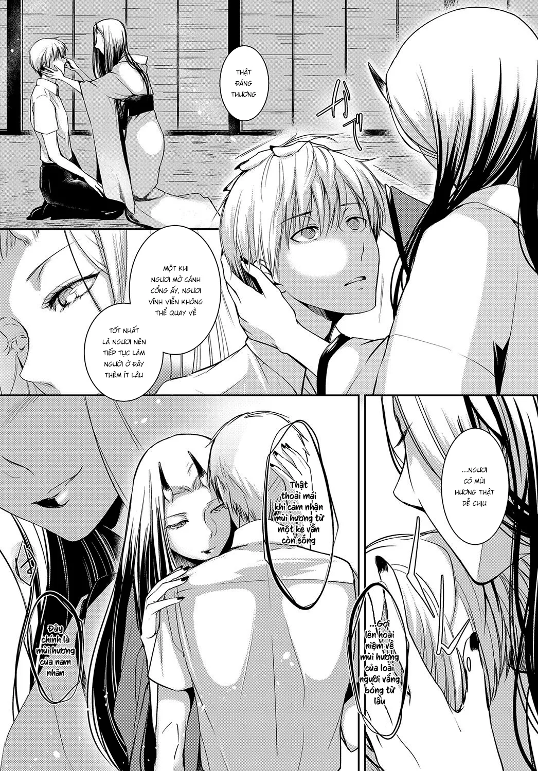 HentaiVN.net - Ảnh 7 - Chuyện tình nữ sơn thần [Aru Hitobashira no Kioku] - Chap 1