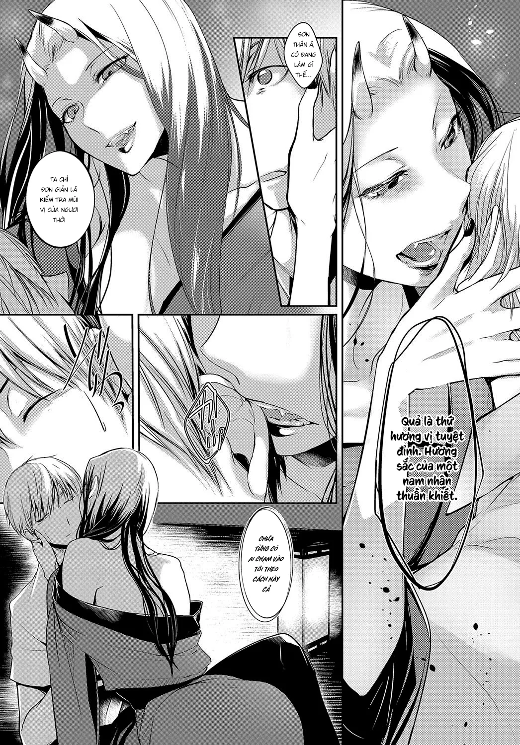 HentaiVN.net - Ảnh 8 - Chuyện tình nữ sơn thần [Aru Hitobashira no Kioku] - Chap 1
